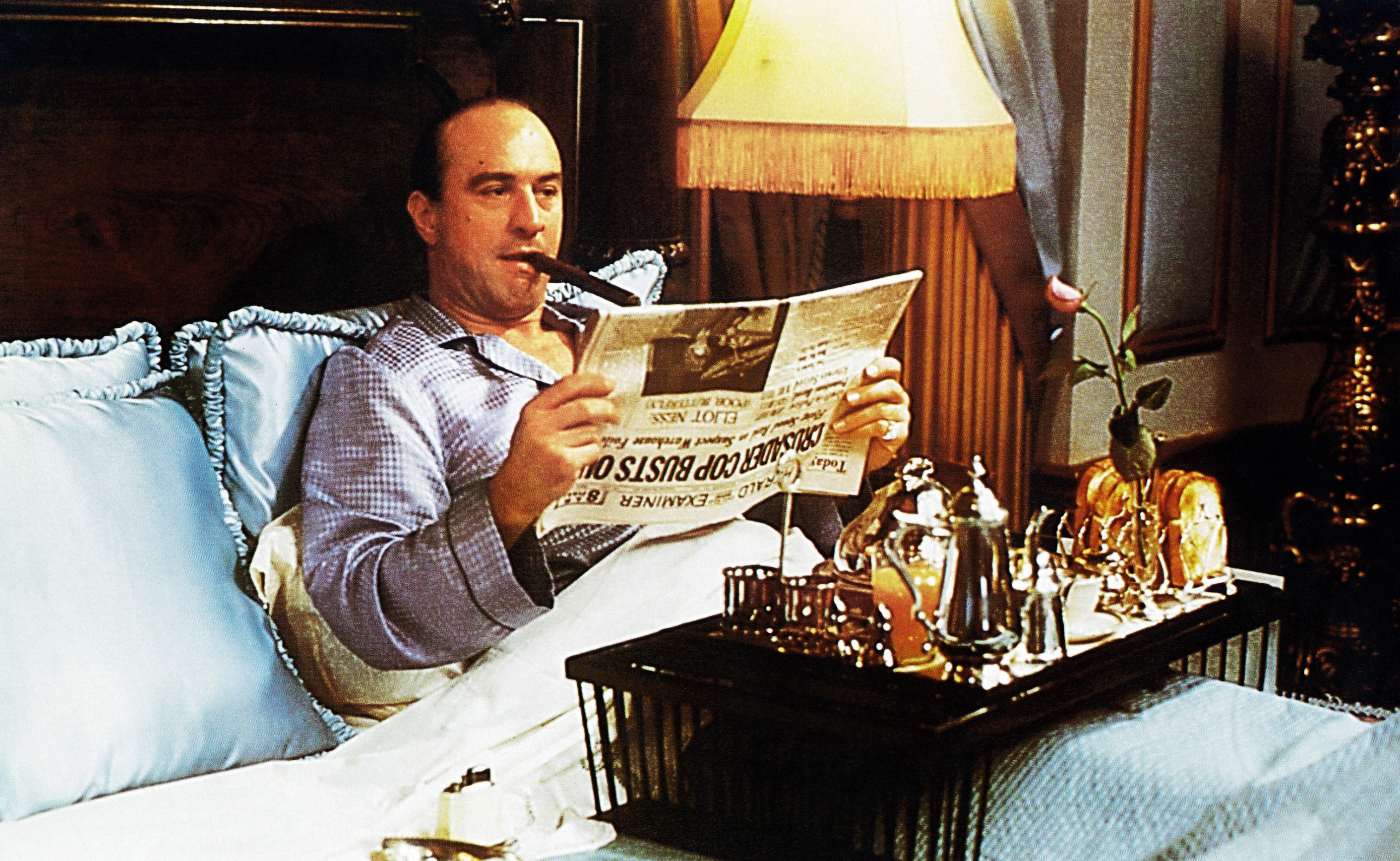 Robert De Niro è Al Capone nel film di Brian De Palma del 1987 "Gli Intoccabili"