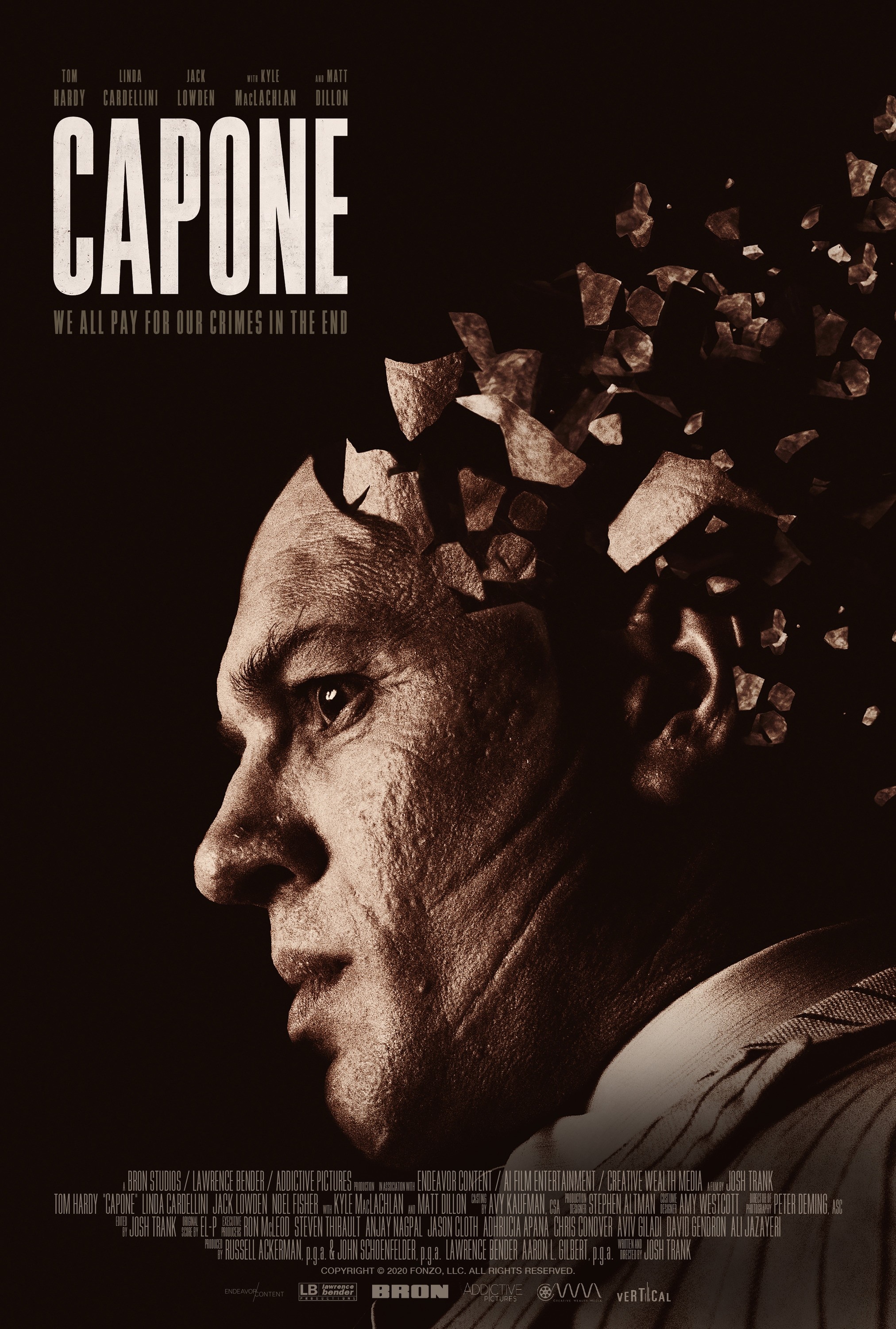 "Capone" del 2020 con l'attore Tom Hardy