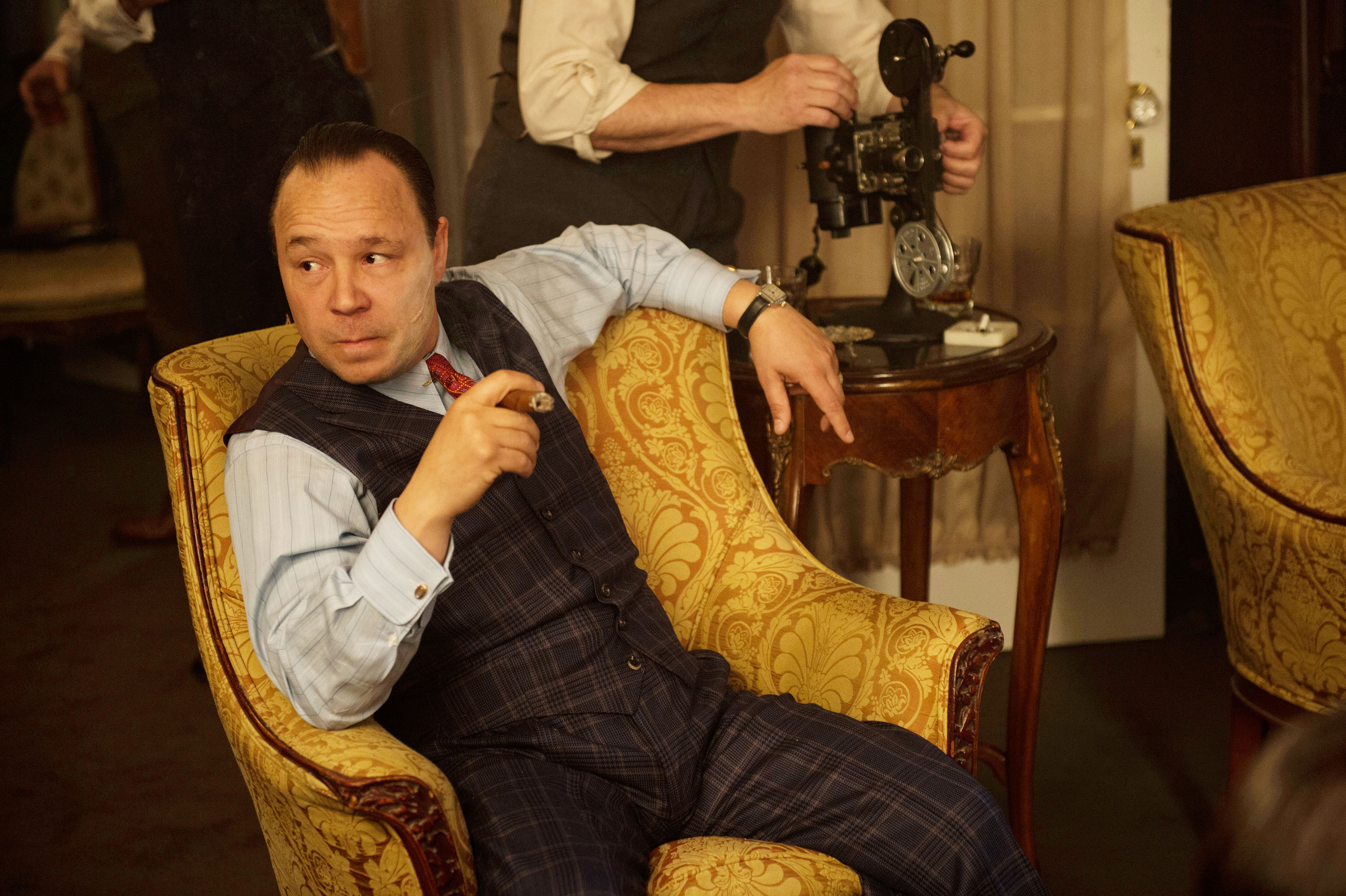 Stephen Graham nel ruolo di Al Capone nella serie televisiva americana "Boardwalk Empire" del 2010