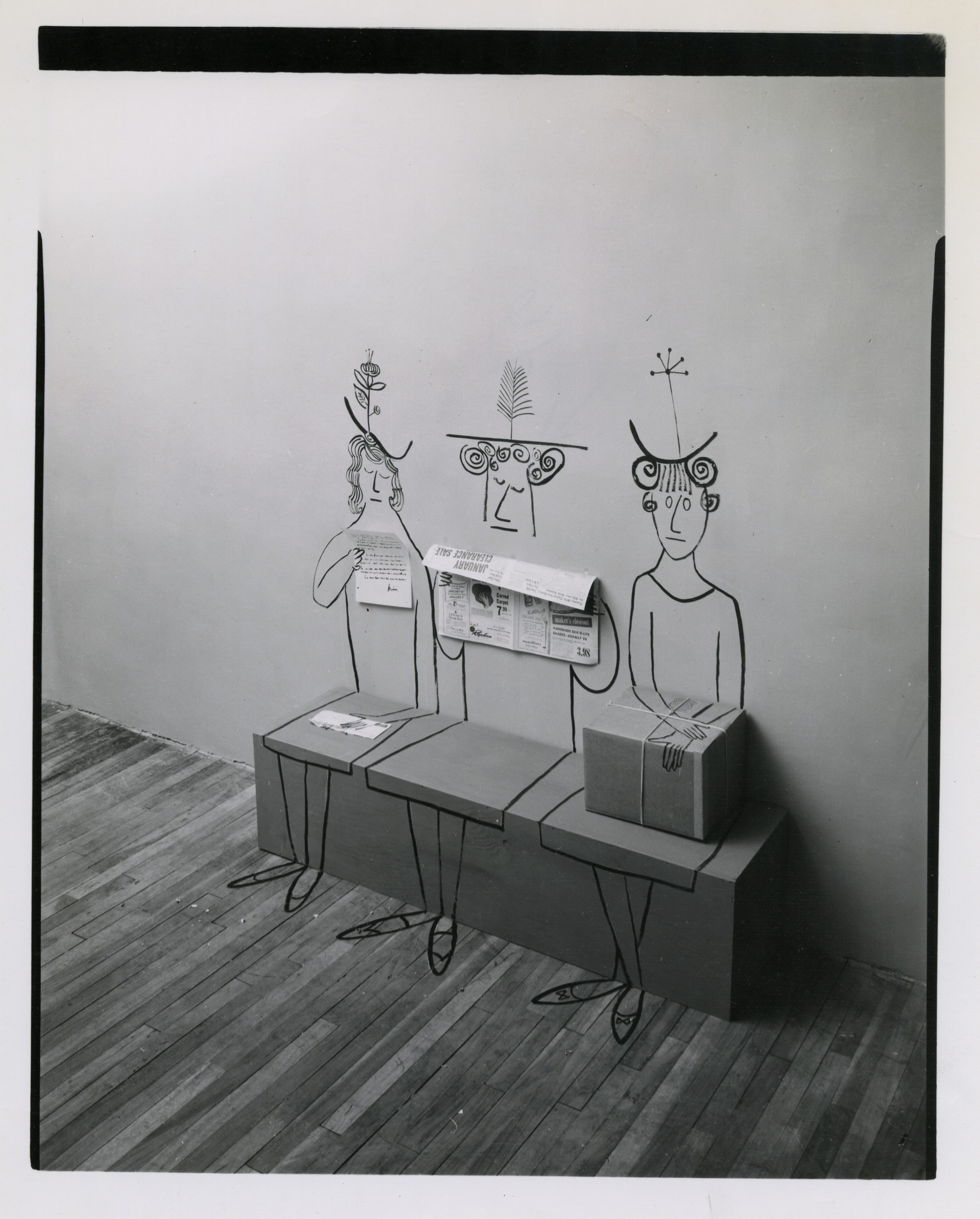 CAMOUFLAGES: METAMORFOSI Saul Steinberg, Senza titolo, 1950 ca., stampa ai sali d’argento, The Saul Steinberg Foundation © The Saul Steinberg Foundation/Artists Rights Society (ARS), New York