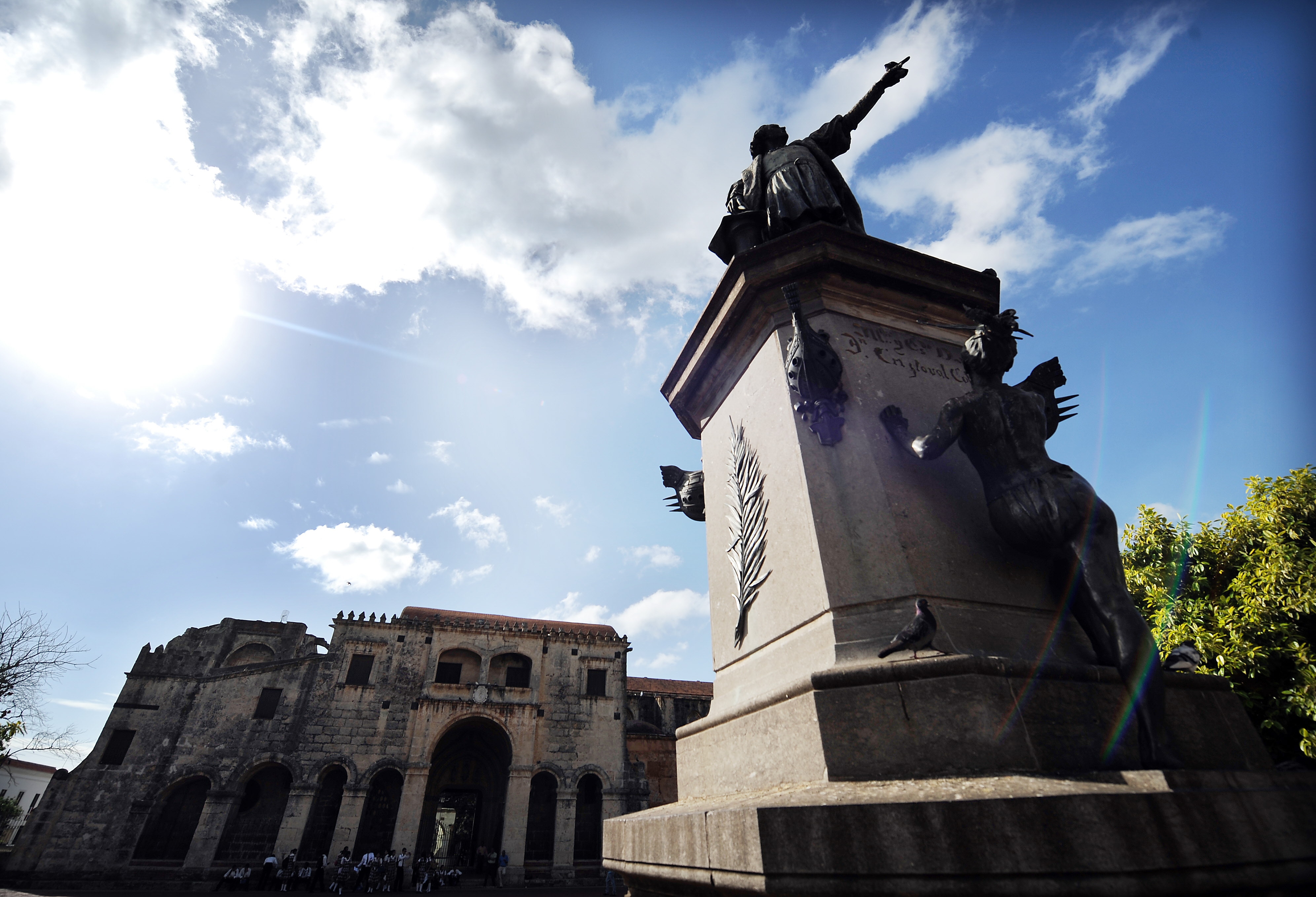 Il monumento dedicato a Colombo a Santo Domingo, nella Repubblica Dominicana