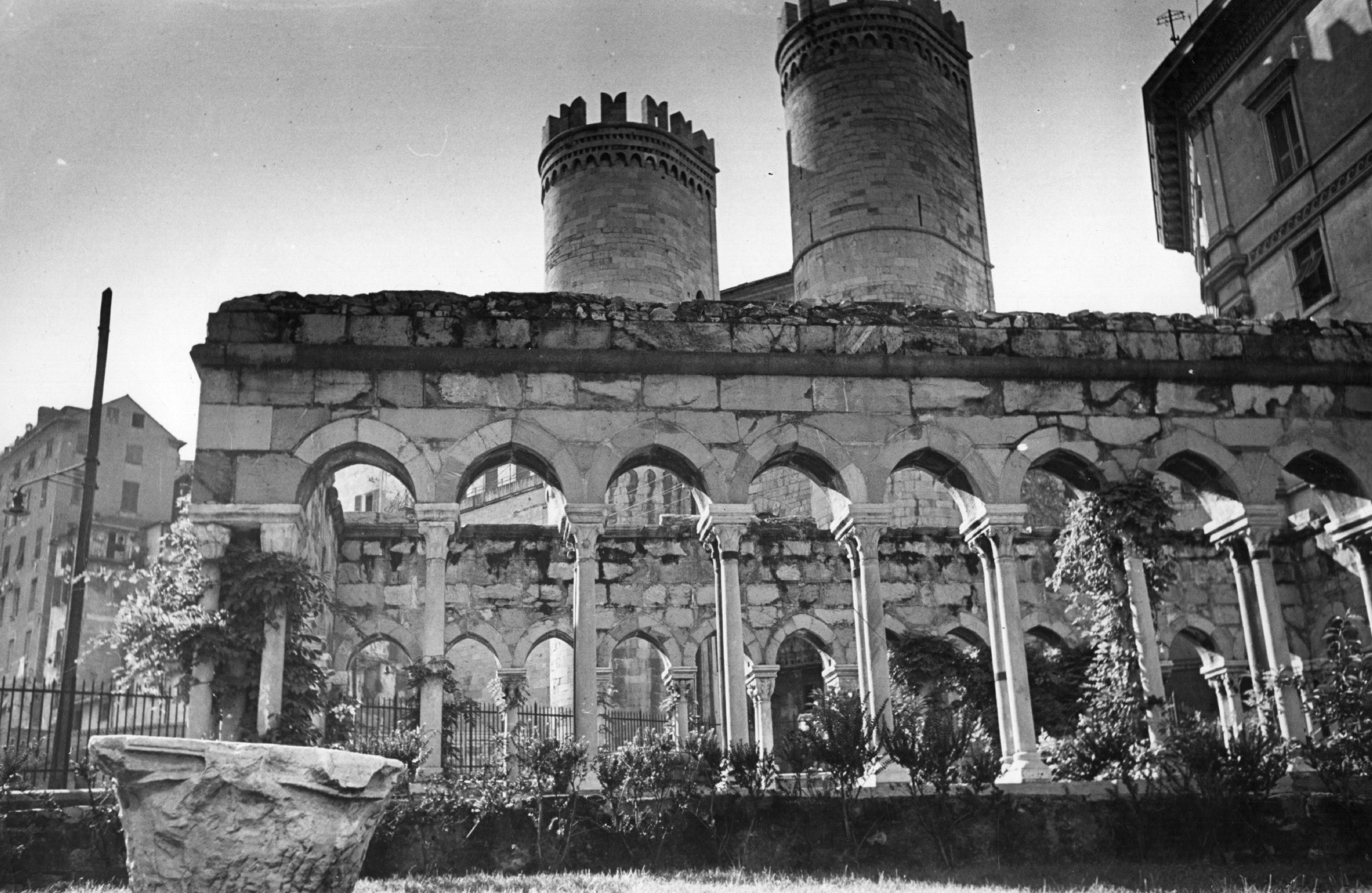 I resti della presunta casa di Colombo a Genova