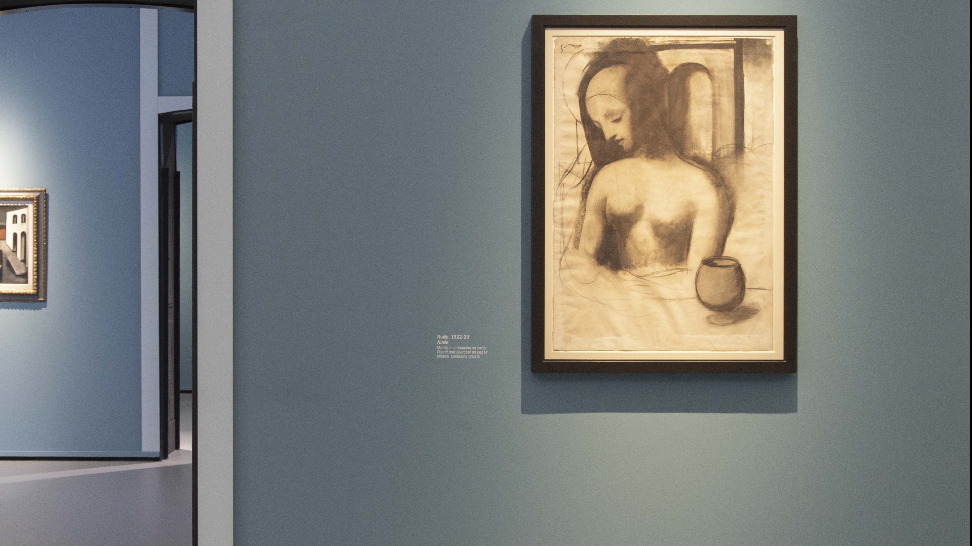 Allestimento mostra "Mario Sironi. Sintesi e grandiosità". Museo del Novecento, Milano © Mario Sironi, by SIAE 2021 