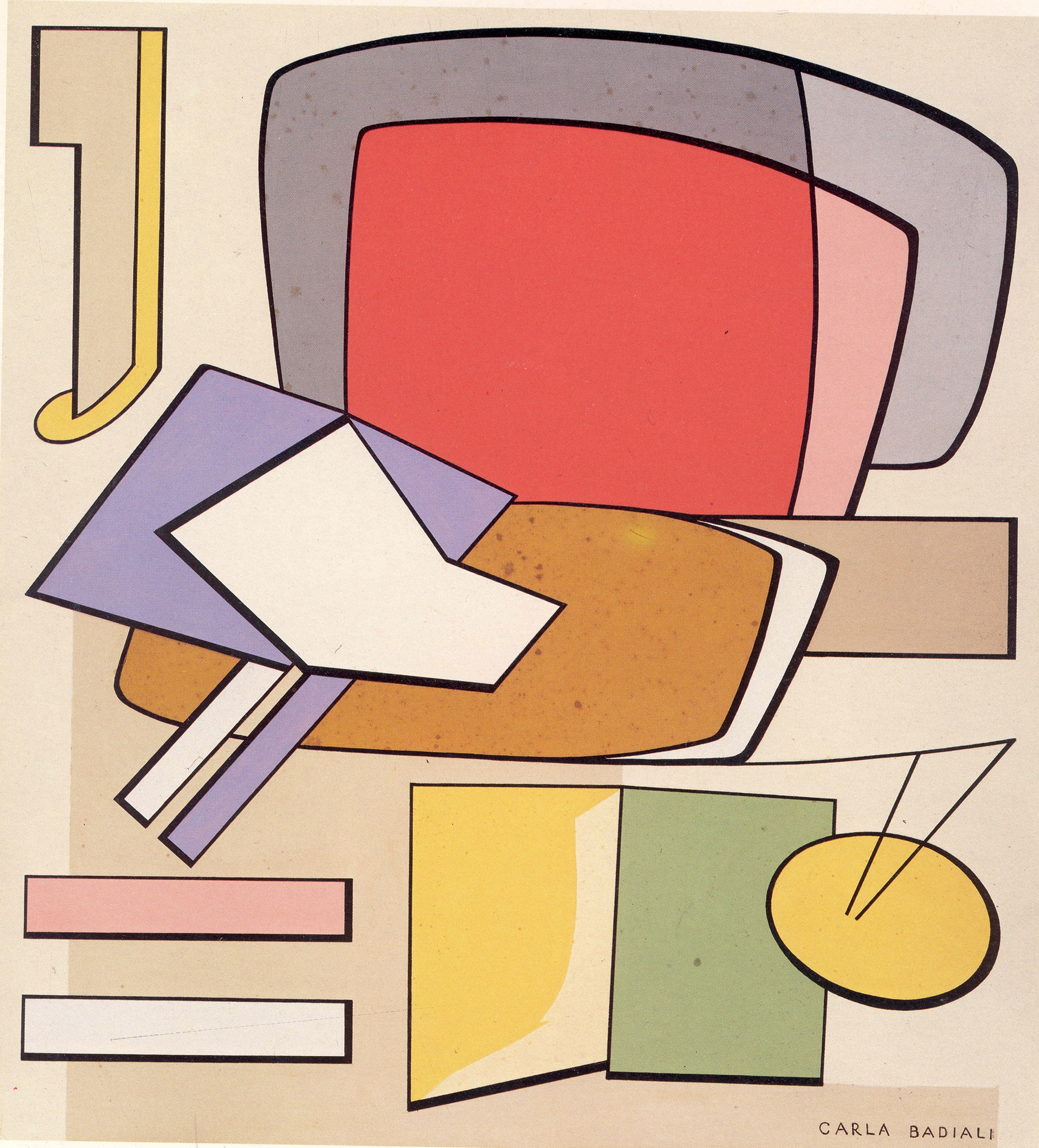 Carla Badiali, Composizione n. 3, 1932-1936. Pinacoteca Civica, Como