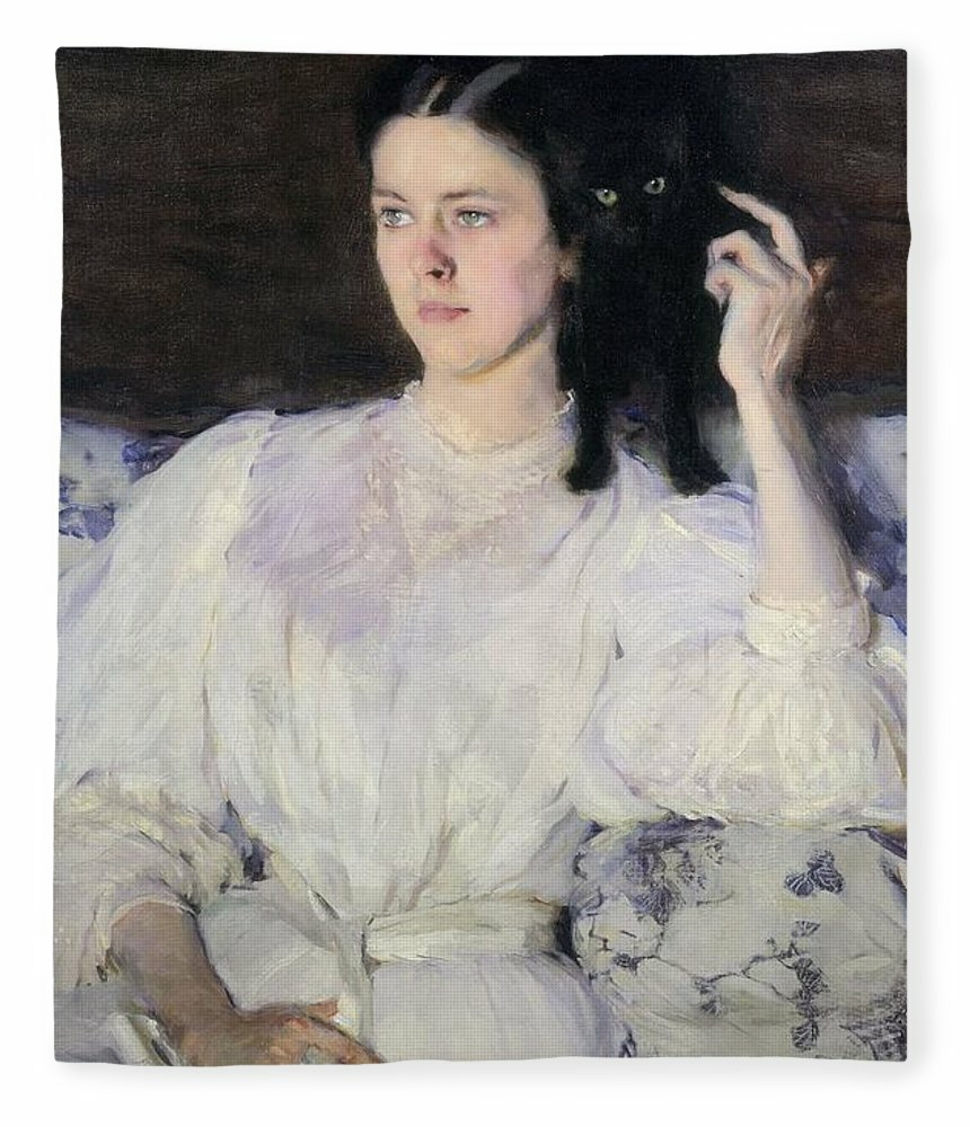 Cécilia Beaux, Sita e Sarita (Giovane donna con gatto), 1893-1894, olio su tela, Museo d’Orsay ©️ UMA / RMN - Grand Palais