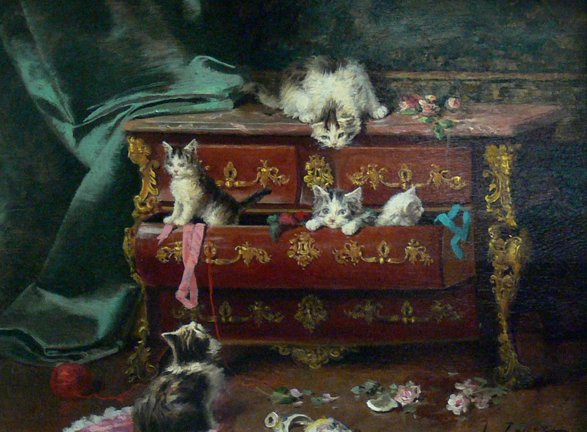 Jules Le Roy, Gatti nel comò, 1900, La Piscine, musée d'art et d'industrie