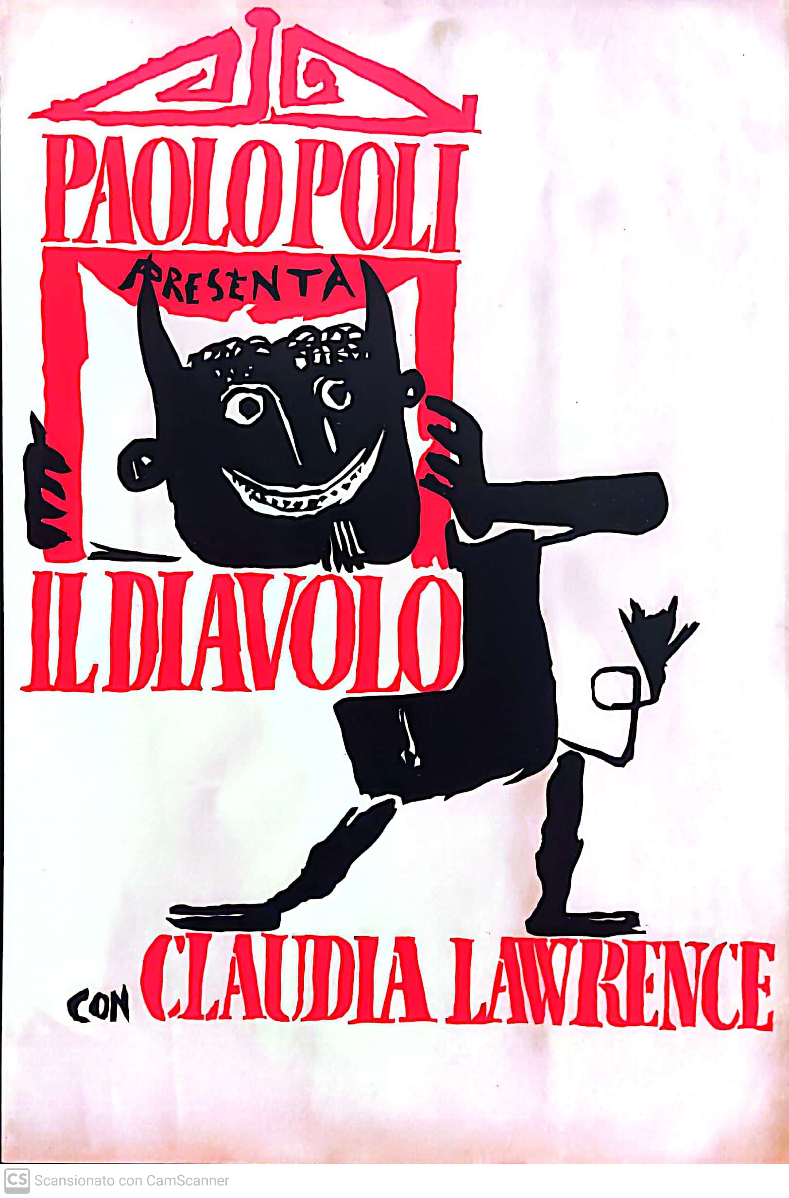 Il Diavolo, Compagnia di Paolo Poli, Roma, 1963