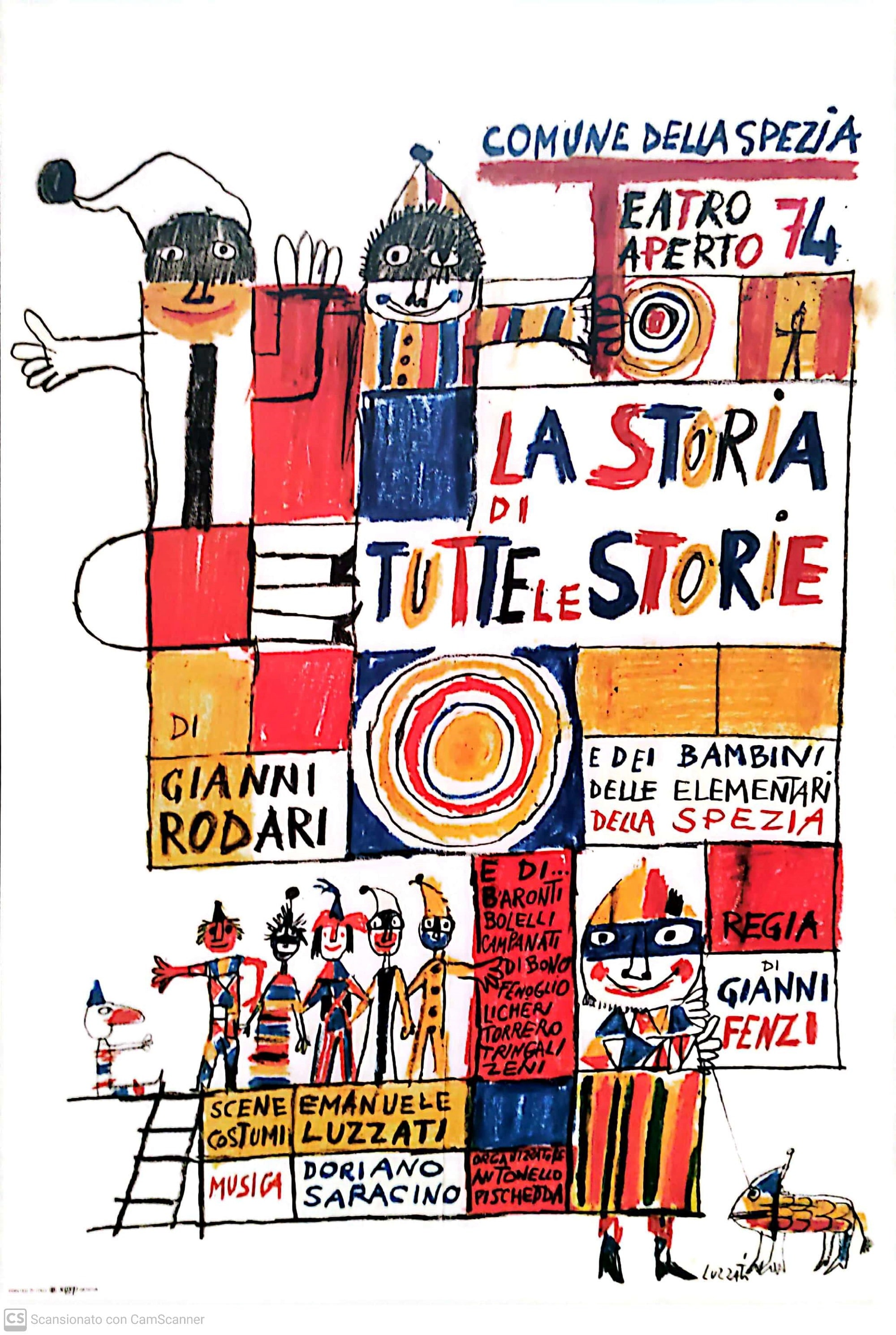 La storia di tutte le storie, Teatro aperto, La Spezia, 1974