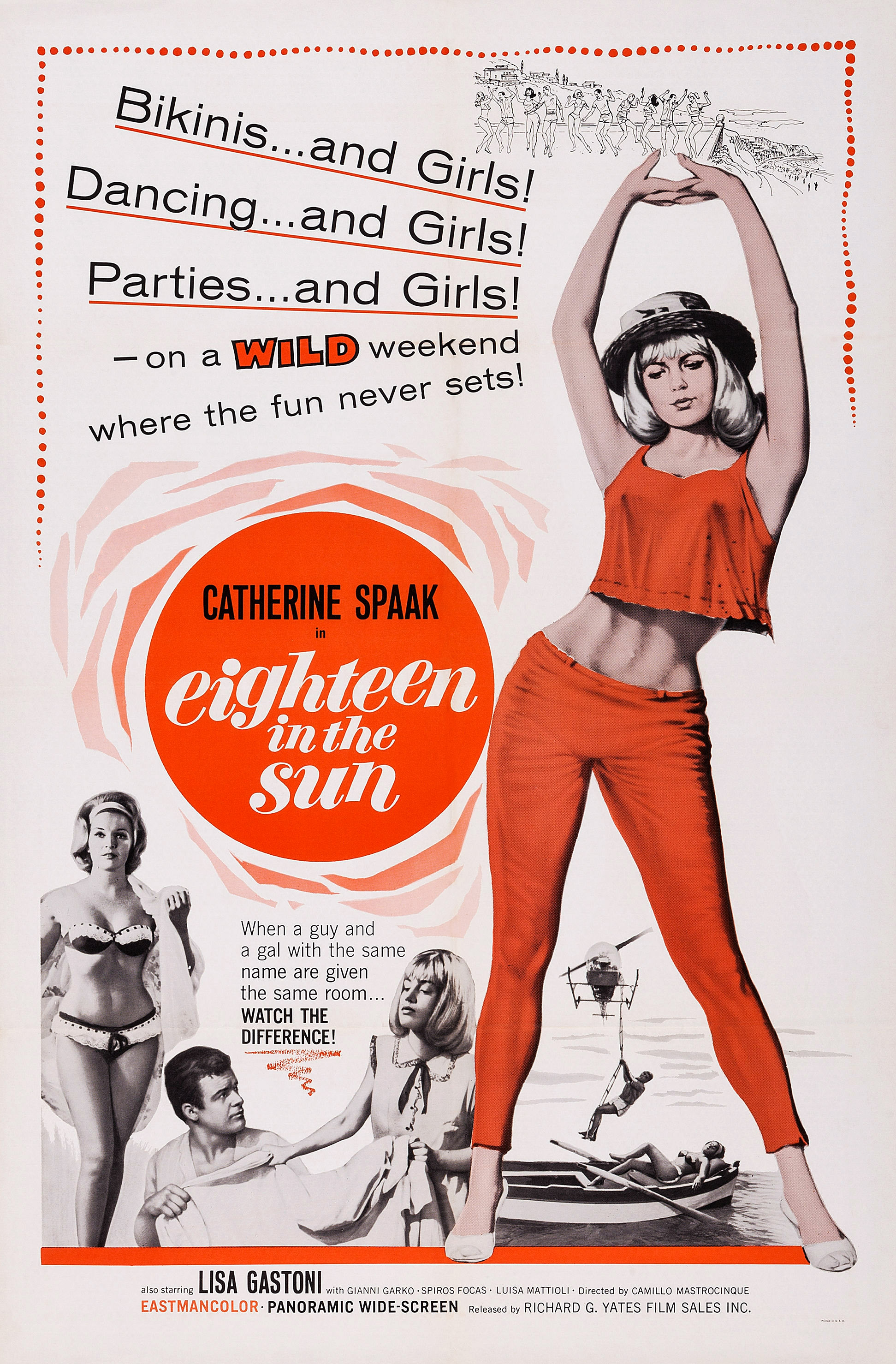 Locandina del film "Diciottenni al sole", 1962