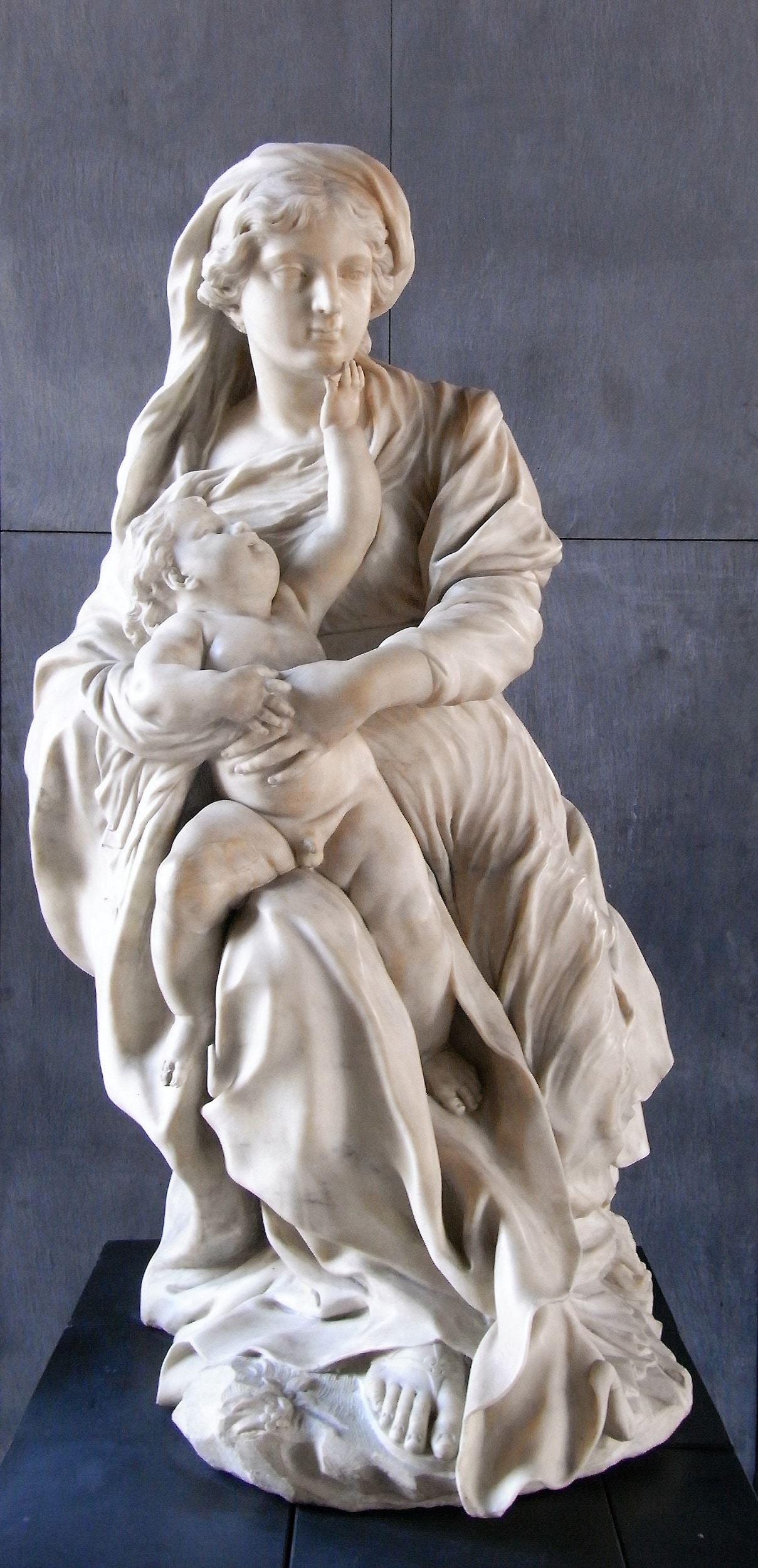 Pierre Puget, Madonna col bambino, marmo, Museo di Sant’Agostino, Genova 