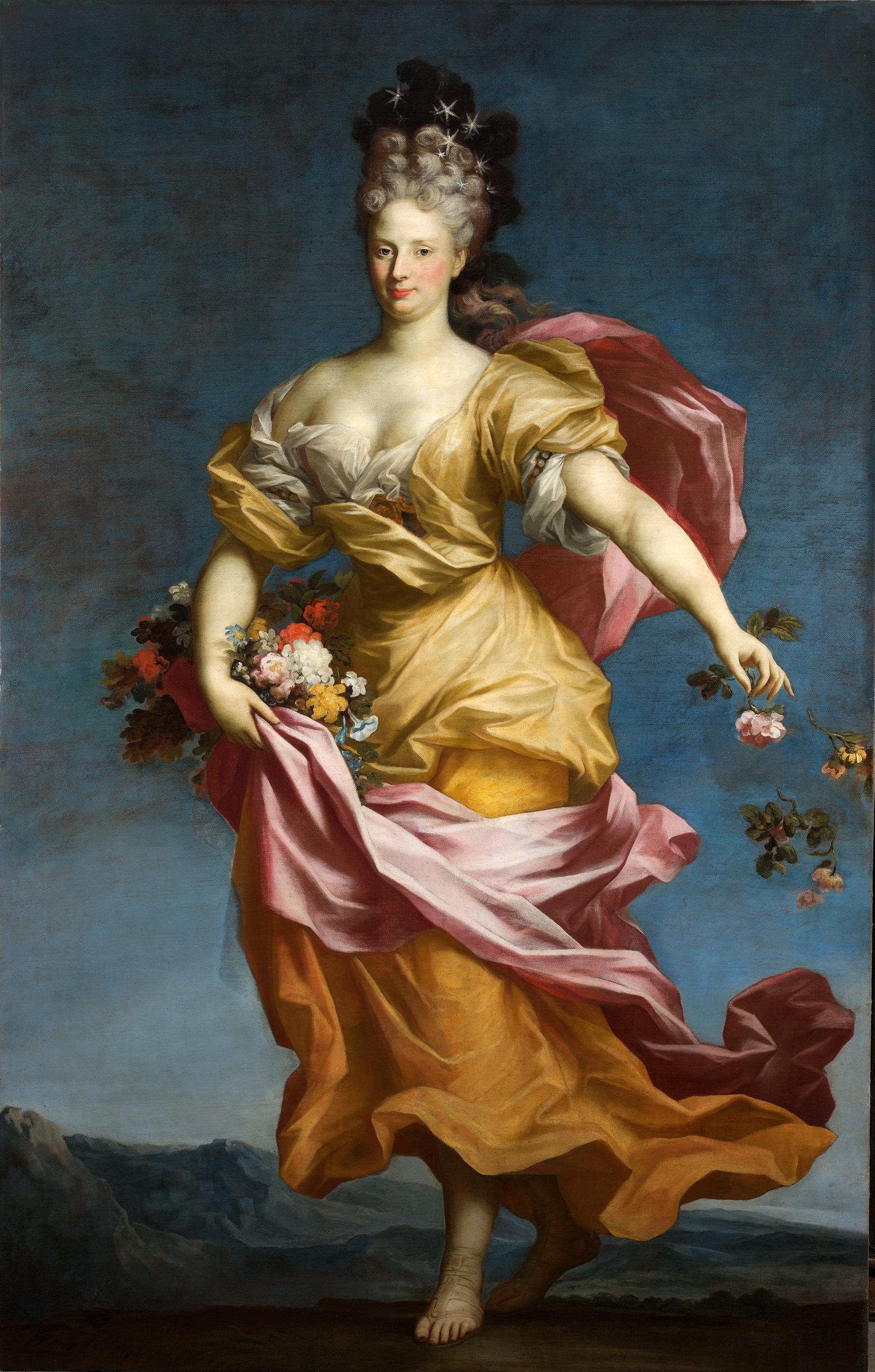 Domenico Parodi, Dama come Flora, Palazzo Lomellino, Genova