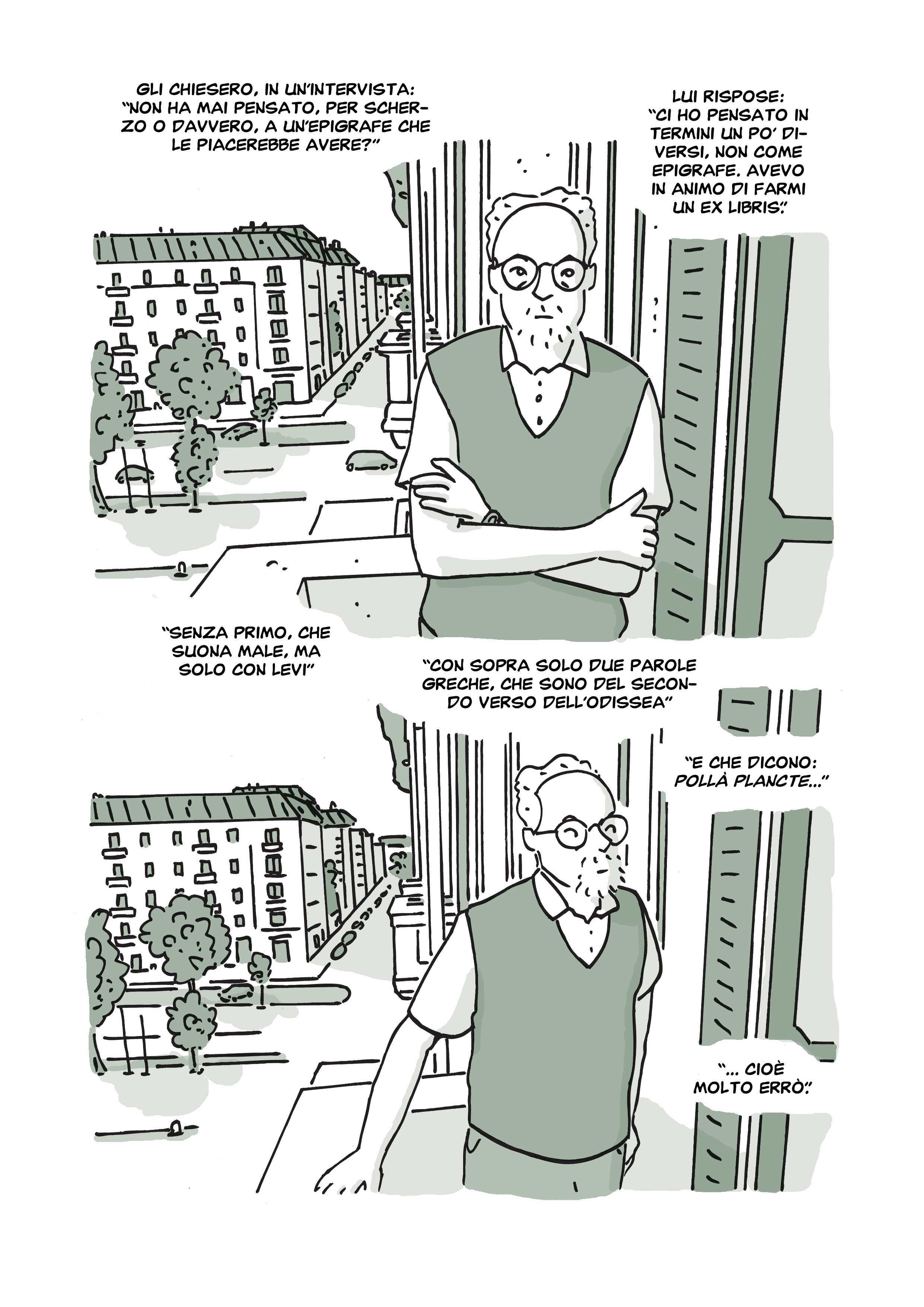 "Una stella tranquilla. Ritratto sentimentale di Primo Levi" di Pietro Scarnera (Coconino Press)