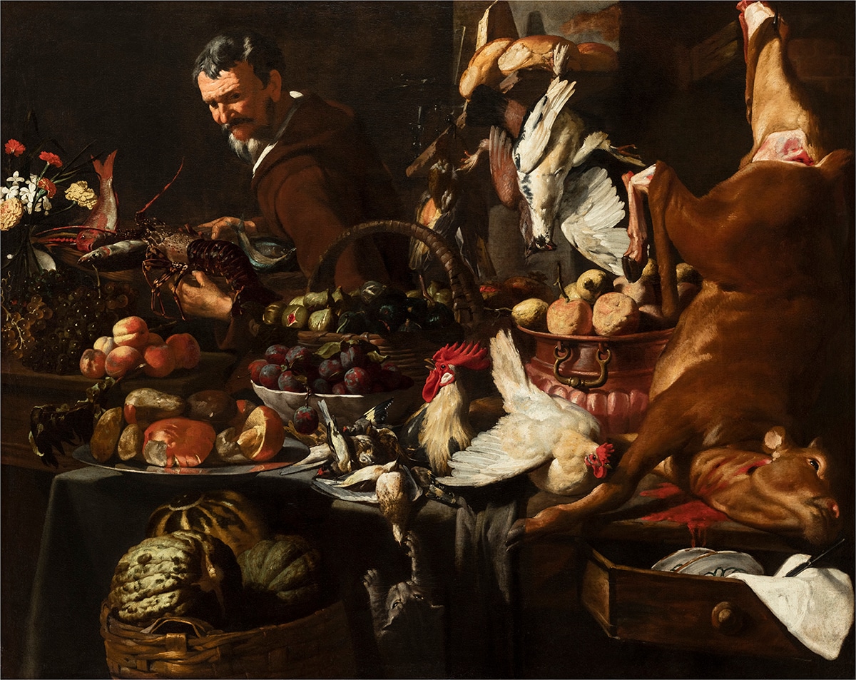 Anton Maria Vassallo, La dispensa, 1648 circa, olio su tela, 229,2x163,2cm., National Gallery of Art, Samuel H. Kress Collection, Washington © Courtesy National Gallery of Art, Washington D.C