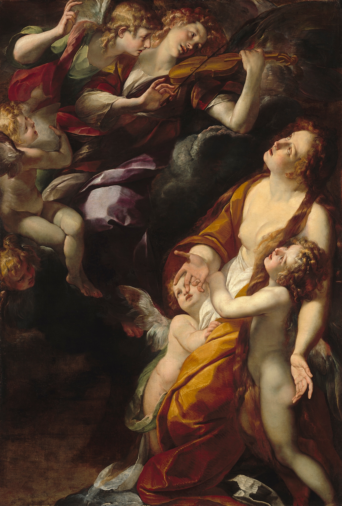 Giulio Cesare Procaccini, Estasi della Maddalena,1618-1621, olio su tela, 216x146cm., National Gallery of Art, Patrons’ Permanent Fund Washington, © 2021 Board of Trustees, National Gallery of Art, Washington D.C