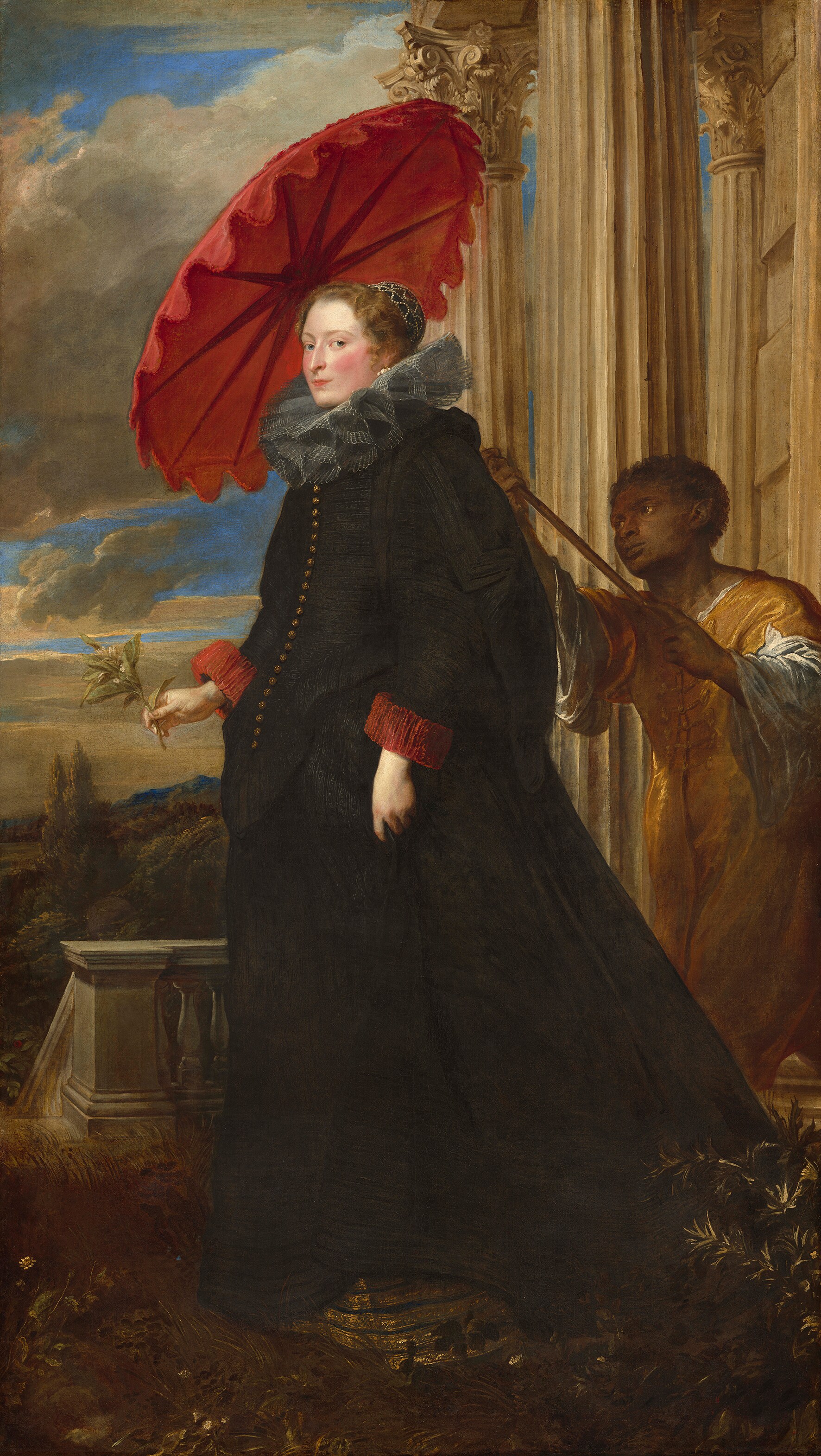 Antoon van Dyck, Elena Grimaldi Cattaneo, 1623, olio su tela, 242,9x138,5cm., National Gallery of Art, Widener Collection, Washington © Courtesy National Gallery of Art, Washington D.C.