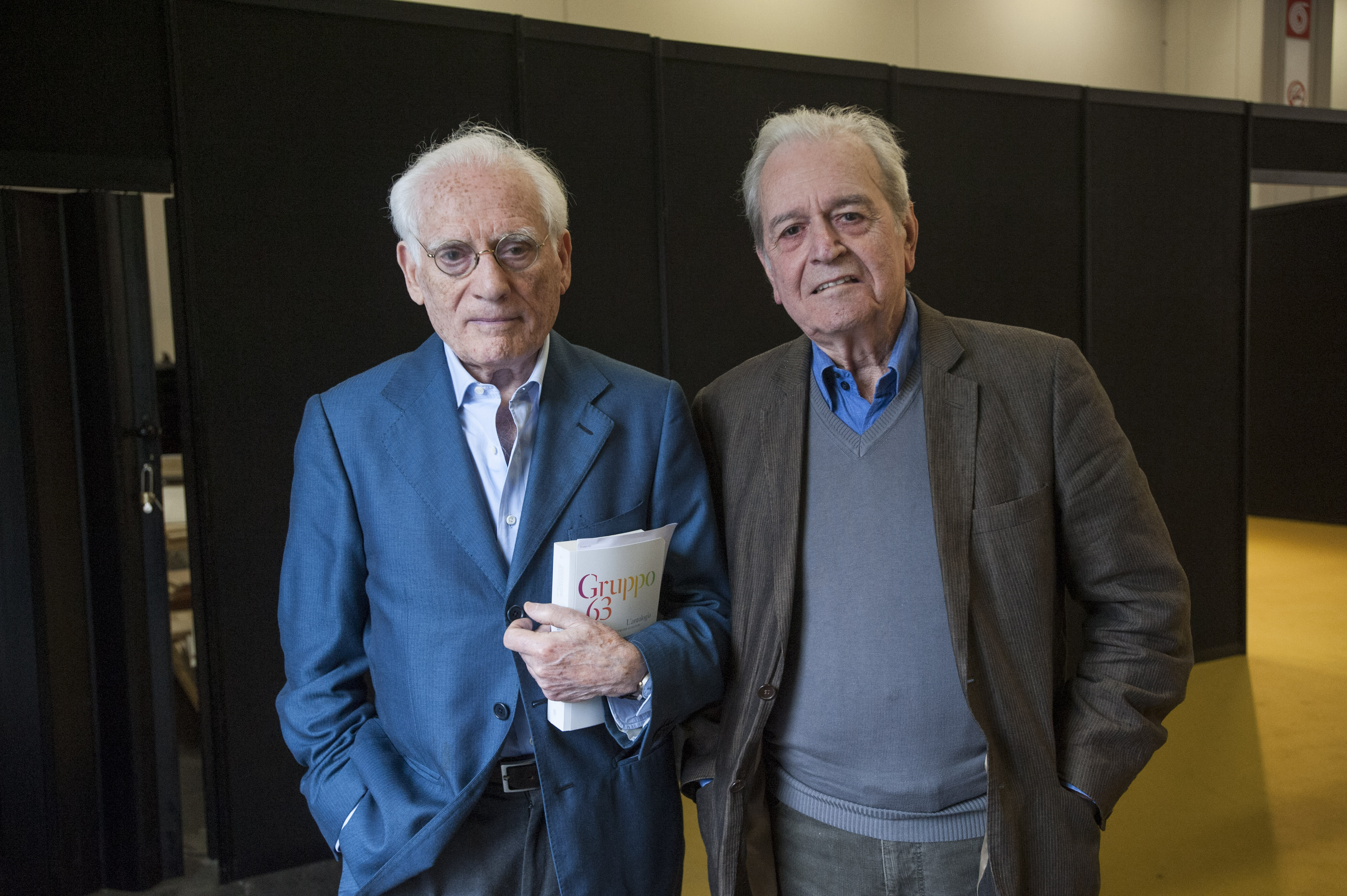 Con il poeta e saggista Nanni Balestrini