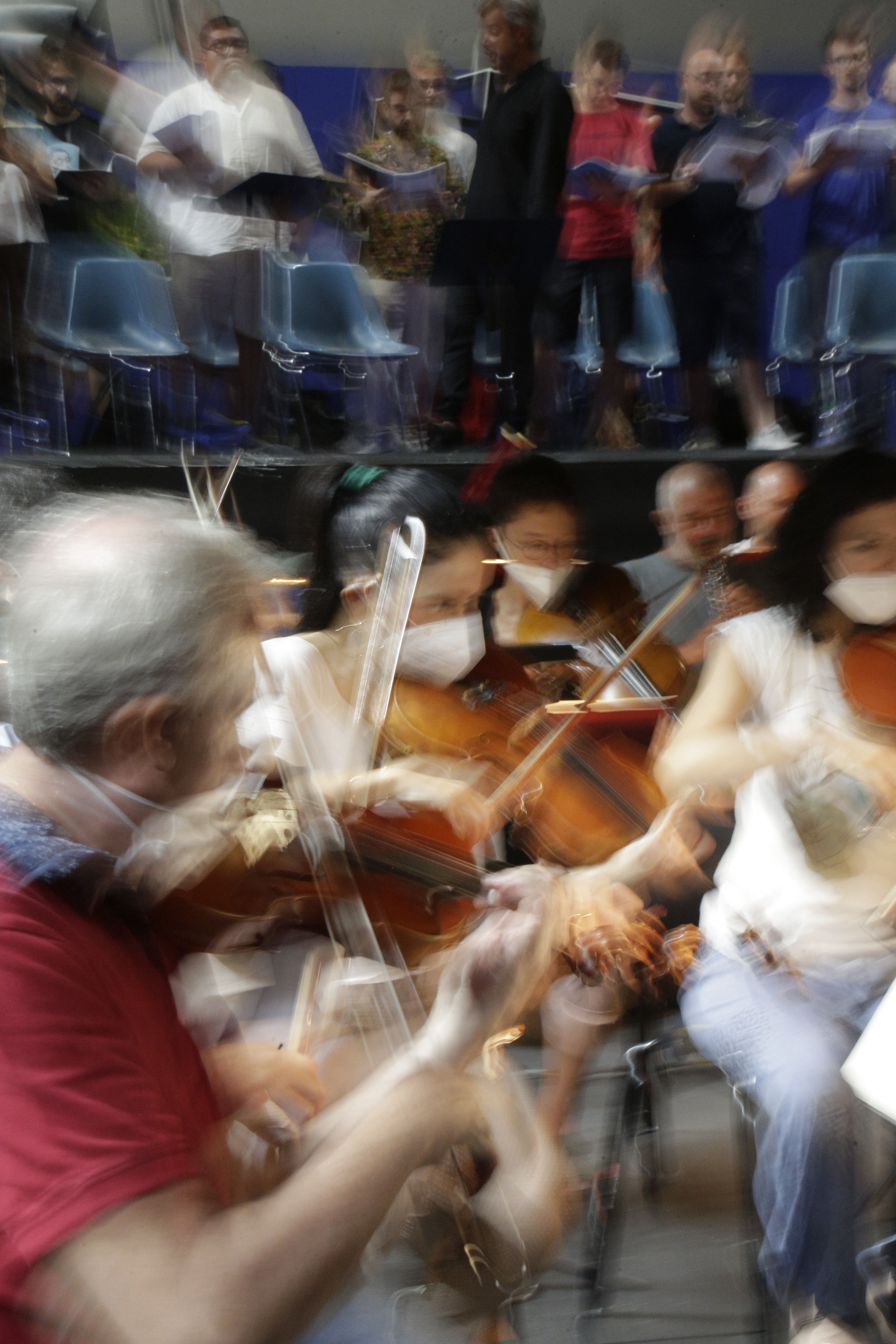 L'Orchestra Rai in prova al Rossini Opera Festival 2022