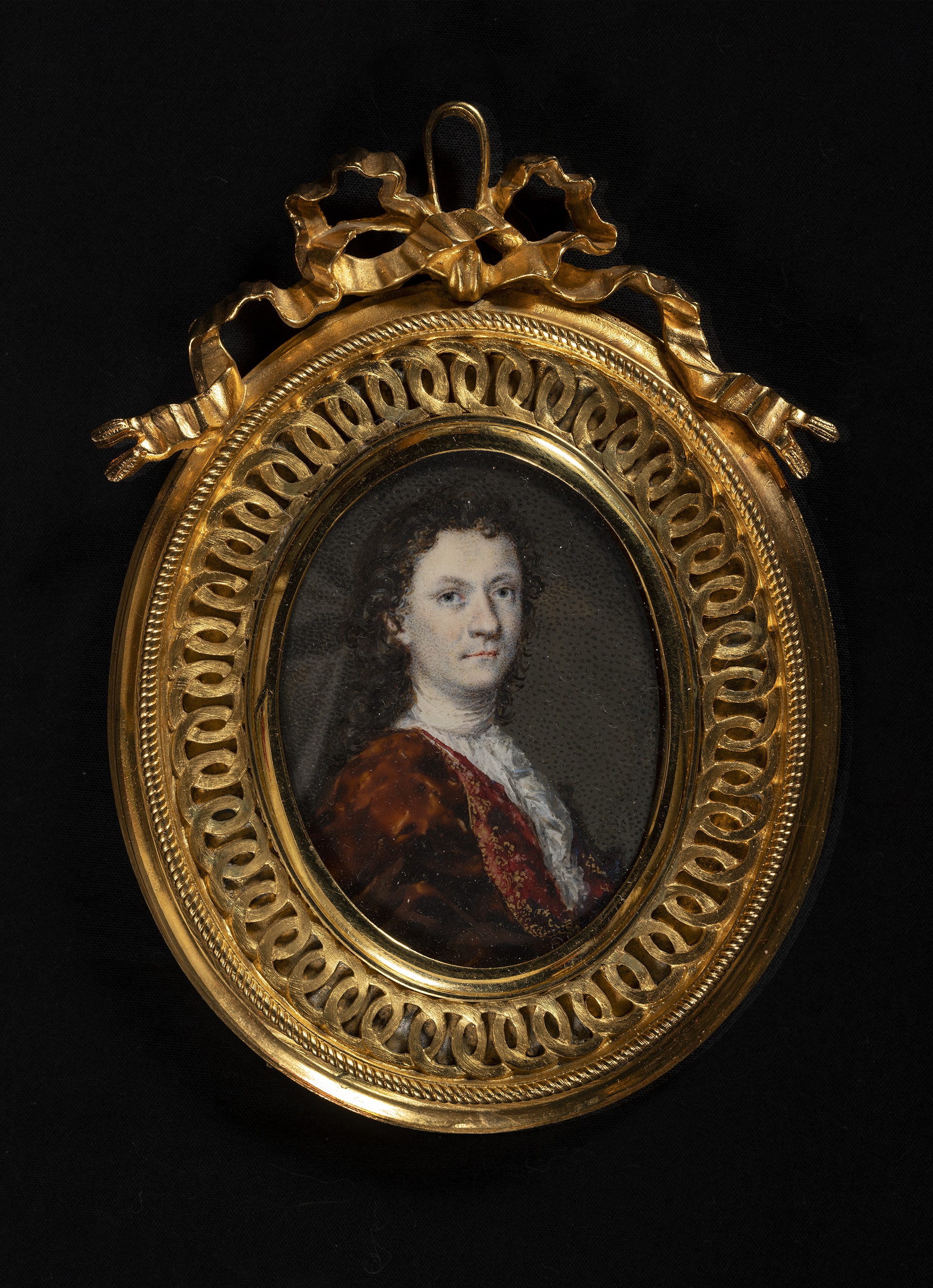 Rosalba Carriera, Autoritratto, acquerello e gouache su avorio, cm 6,5 x 4,5 (ovale) 