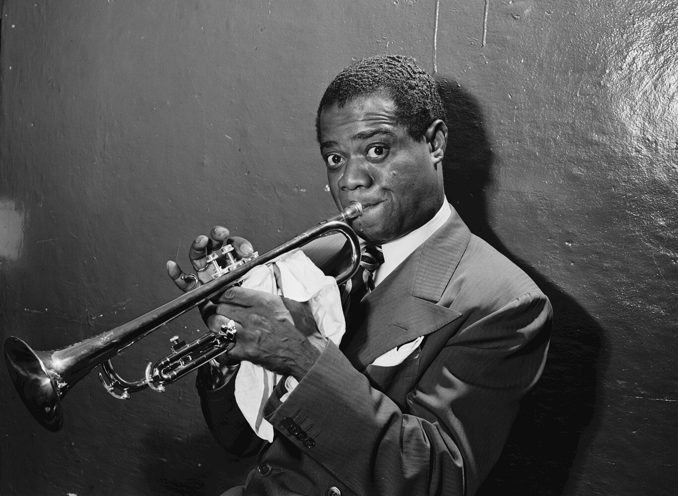Luglio 1946. Louis Armstrong. © Courtesy William P. Gottlieb Library of Congress