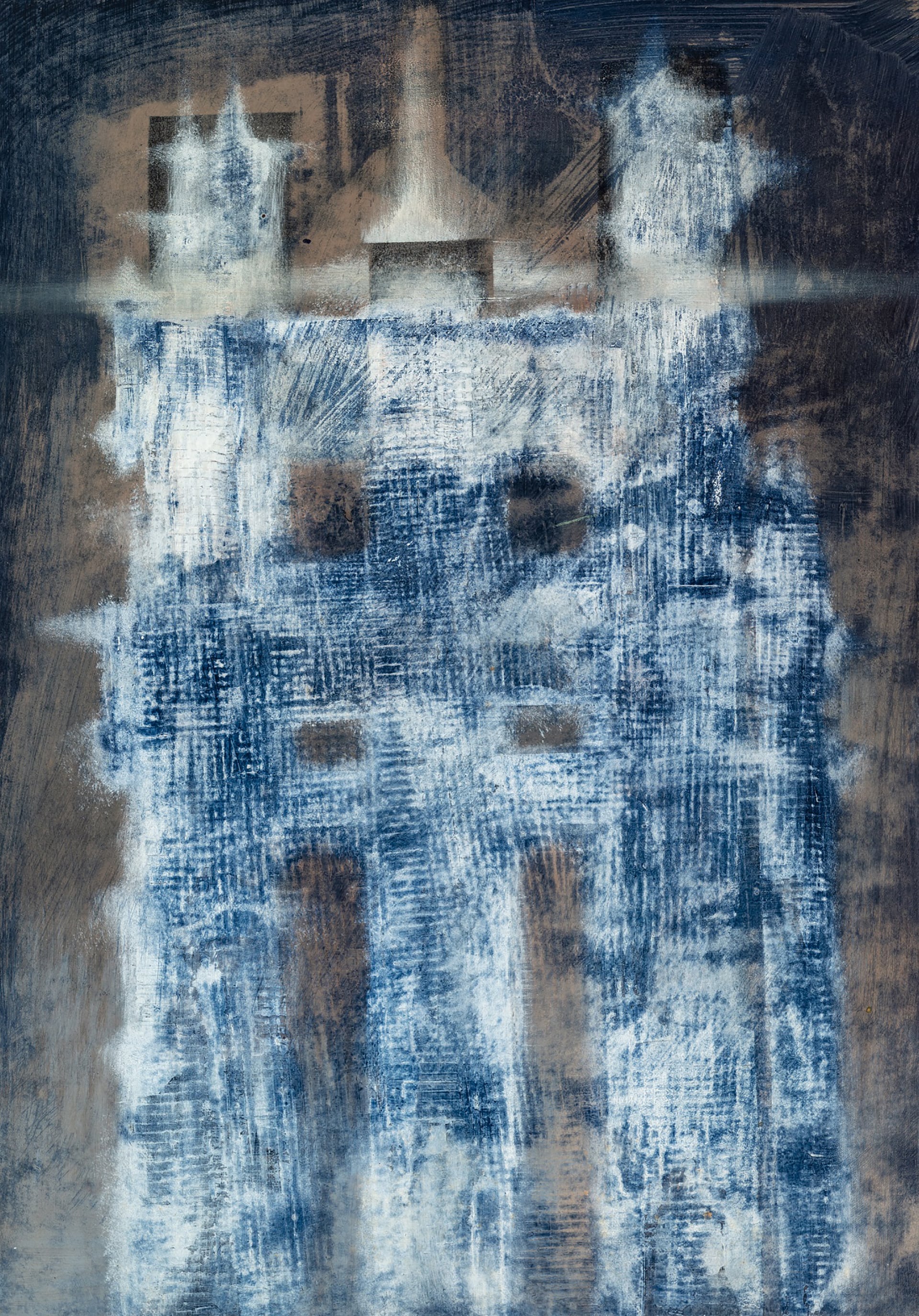 Luigi Pericle, "Senza titolo", senza data. Tecnica mista su masonite, 42 x 30 cm. Collezione privata