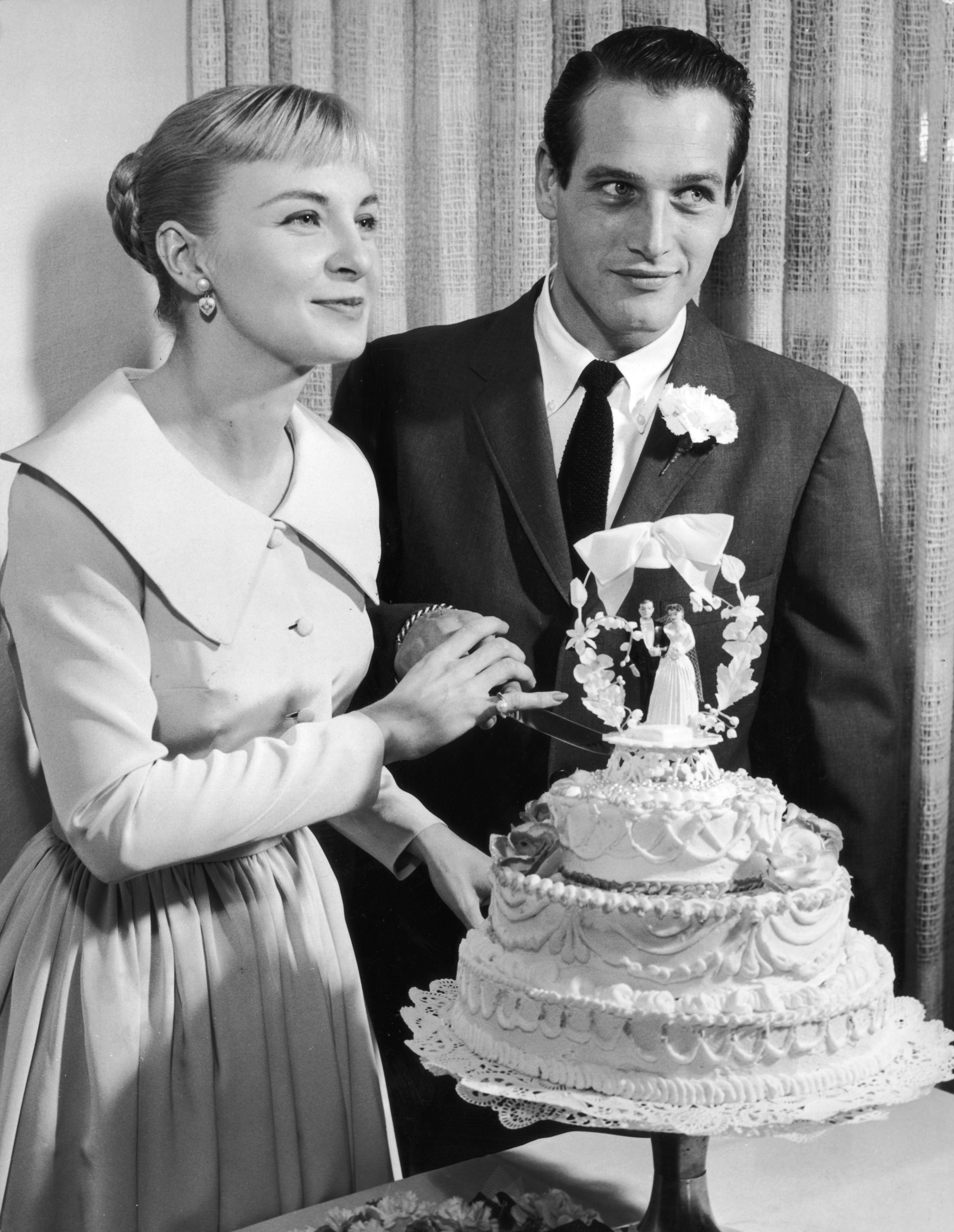 Las Vegas, 29 gennaio 1958. Il taglio della torta nuziale