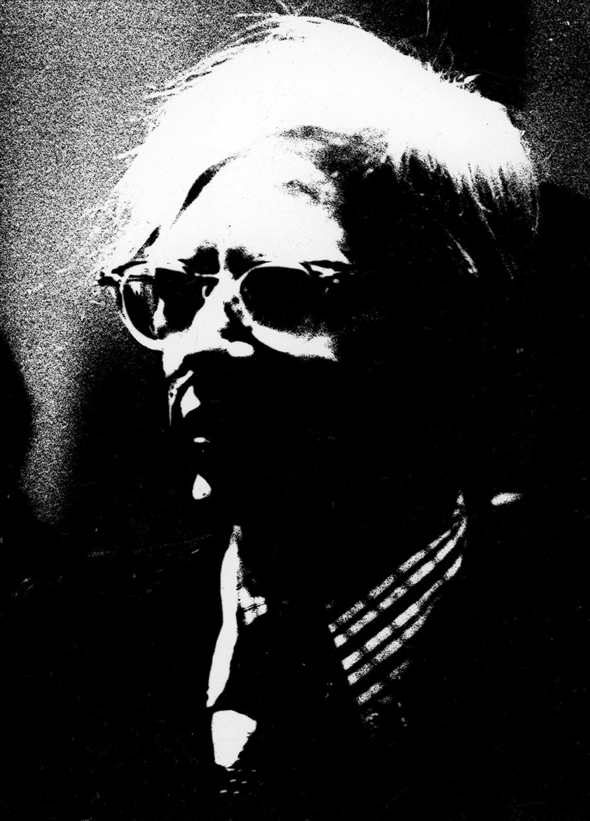 Nino Migliori, Andy Warhol, 1975 ©Fondazione Nino Migliori