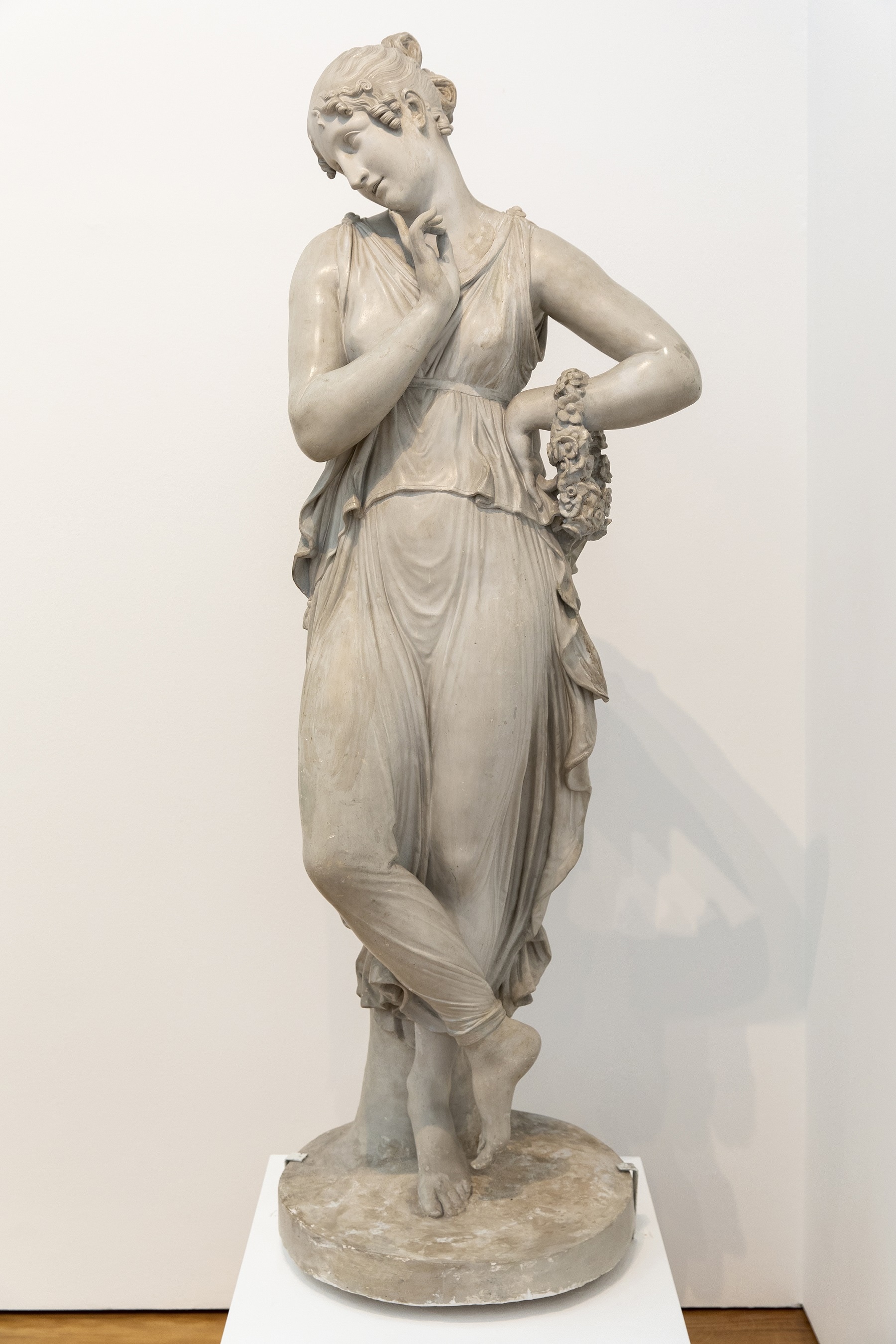 Antonio Canova (1757 - 1822), Danzatrice con dito al mento, 1809-1814, Gesso, 173x60x45 cm., Torino, Pinacoteca Agnelli