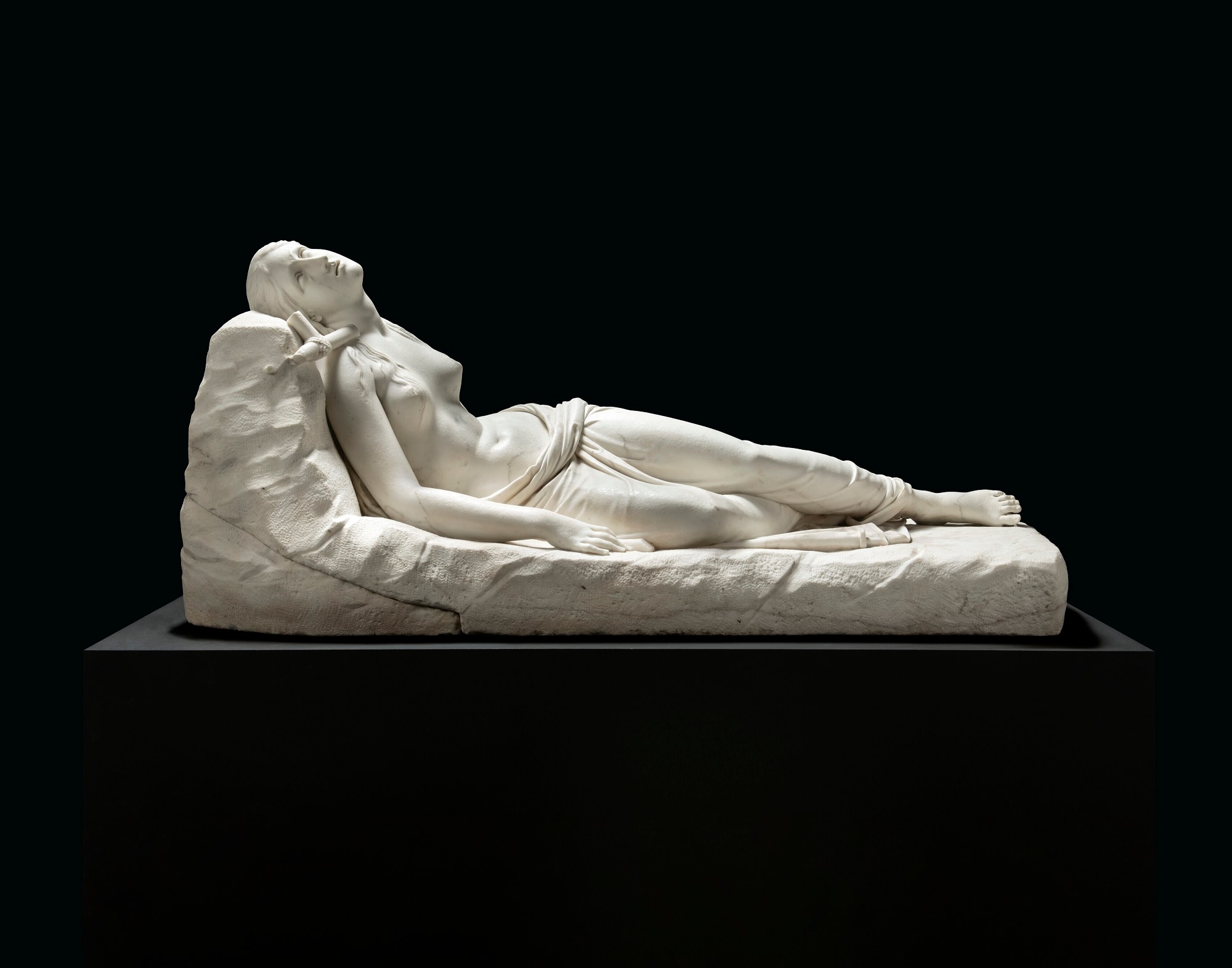 Antonio Canova (1757 - 1822), Maddalena giacente, 1819-1822, Marmo, cm 75x176x84,5, United Kingdom, c/o Francis Outred Ltd, Collezione privata