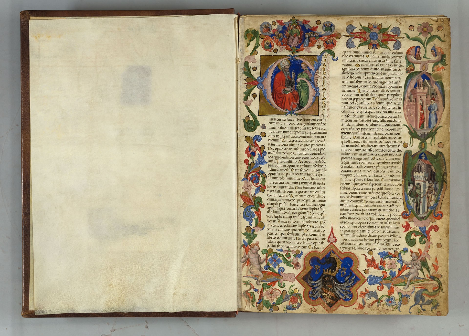 Sant’Agostino, De civitate Dei, 1417-1419. Rimini, Biblioteca Gambalunga. Biblioteca Civica Gambalunga 
