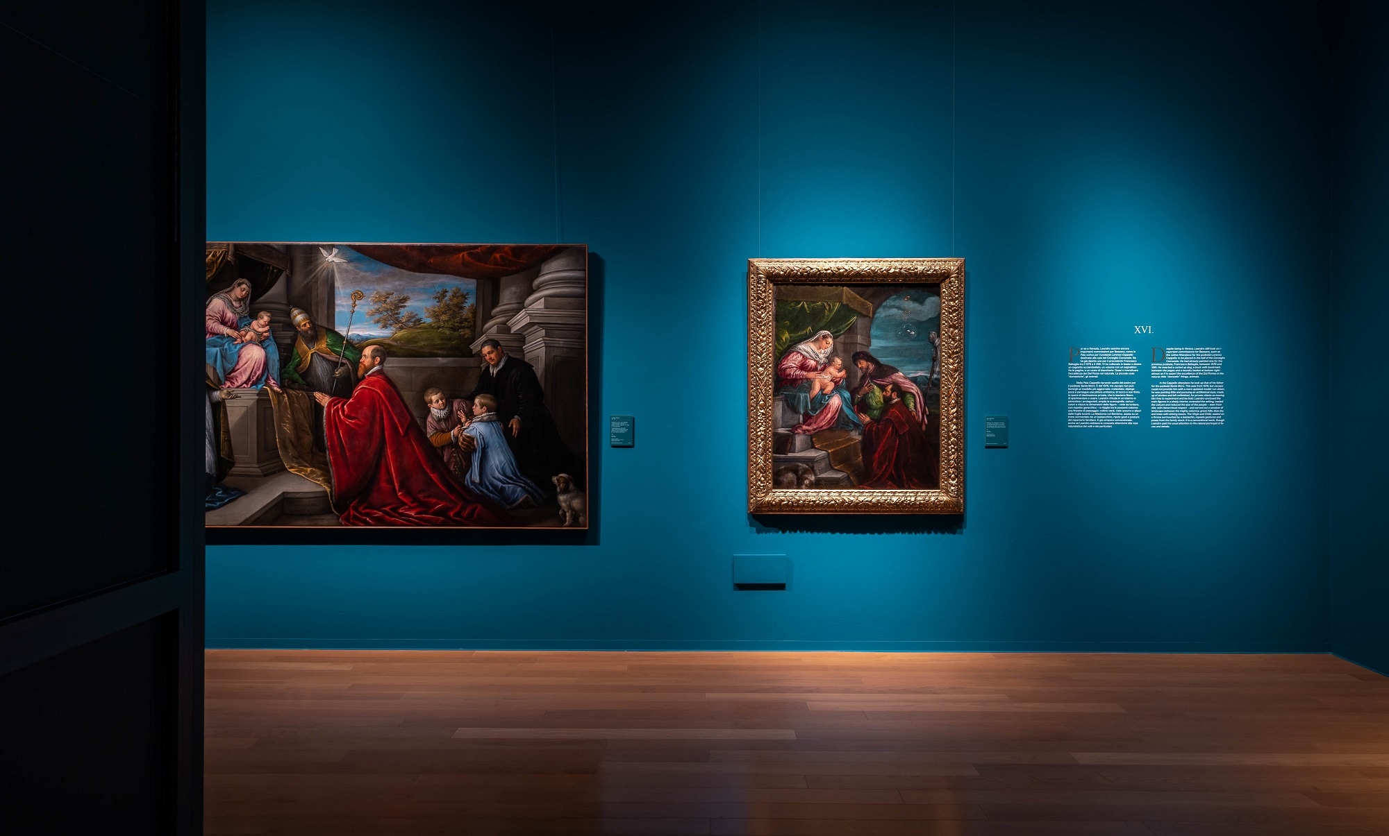 Foto dell’esposizione della mostra “I Bassano. Storia di una famiglia di pittori”, 2022-2023, Museo Civico, Bassano del Grappa