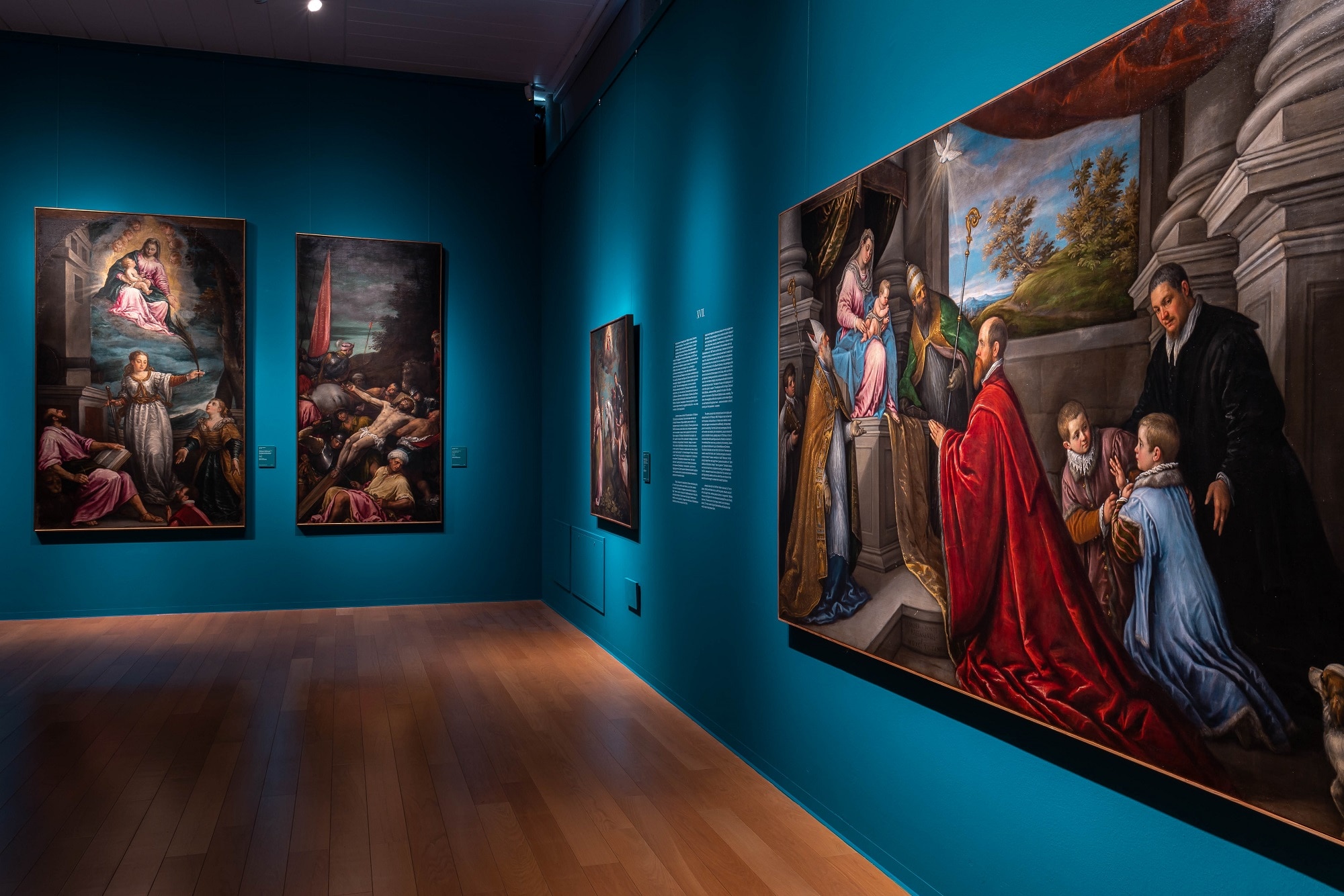 Foto dell’esposizione della mostra “I Bassano. Storia di una famiglia di pittori”, 2022-2023, Museo Civico, Bassano del Grappa
