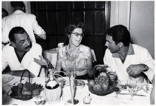1957, Premio Viareggio, con Albertina Antonelli e Alberto Mondadori