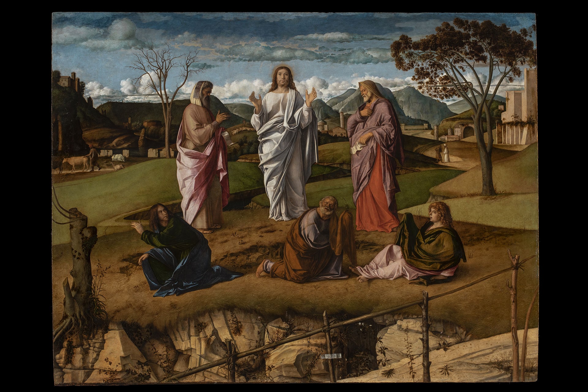 Giovanni Bellini, La Trasfigurazione. Olio su tavola, dipinto tra il 1478 e il 1479.