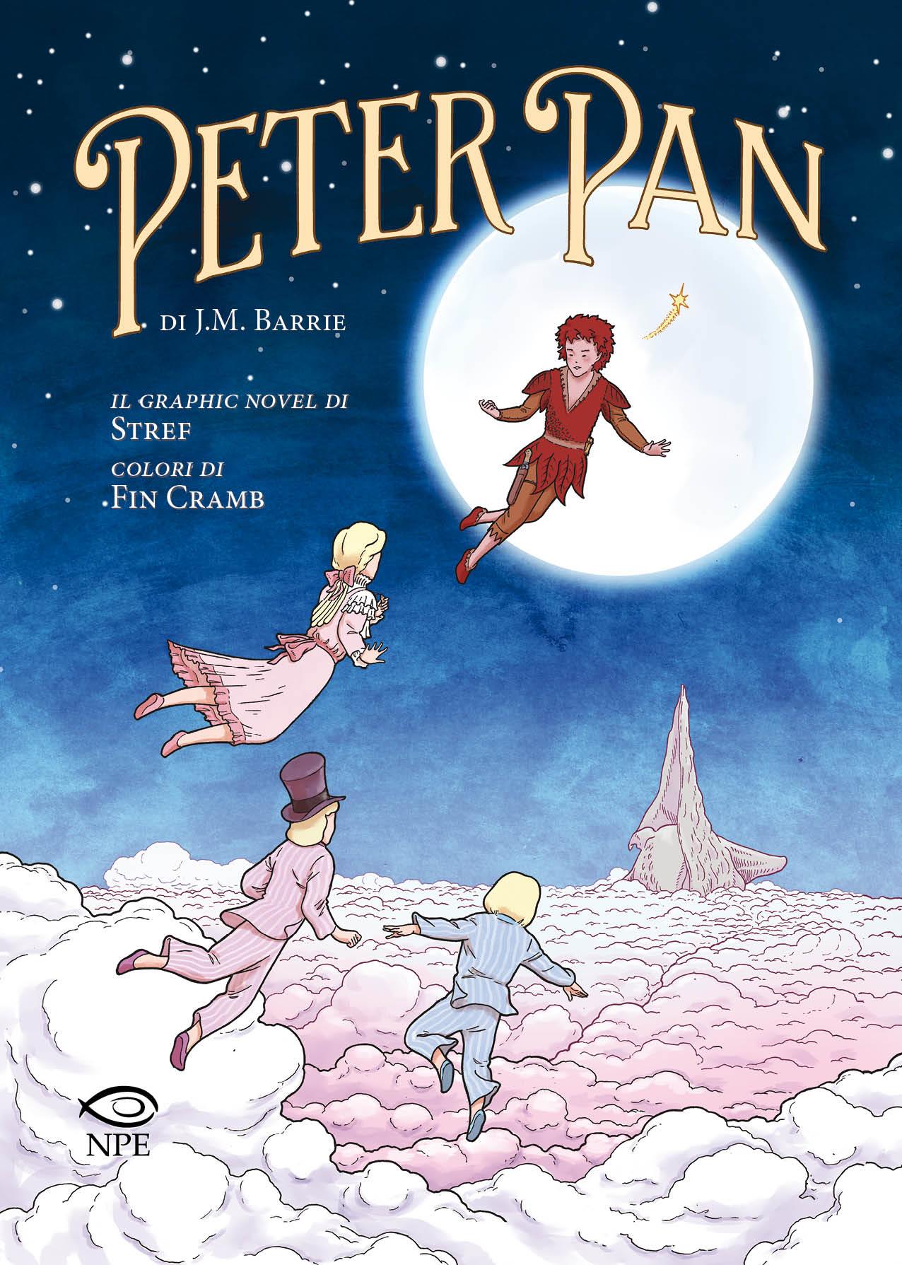 "Peter Pan", di J.M. Barrie, adattamento di Stref e Fin Cramb (Edizioni NPE)