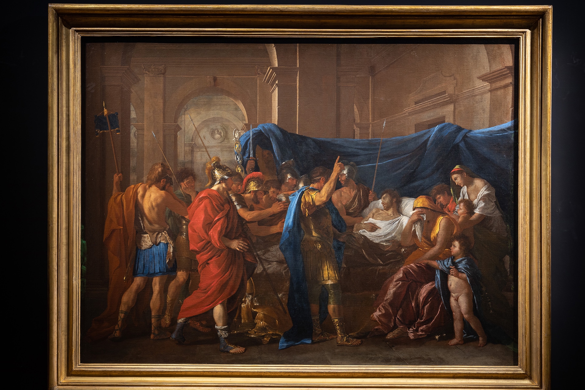 Nicolas Poussin (Les Andelys 1594 - Roma 1665), Morte di Germanico, 1628. Olio su tela, 148 x 198,1 cm. Minneapolis, Minneapolis Institute of Art, The William Hood Dunwoody Fund