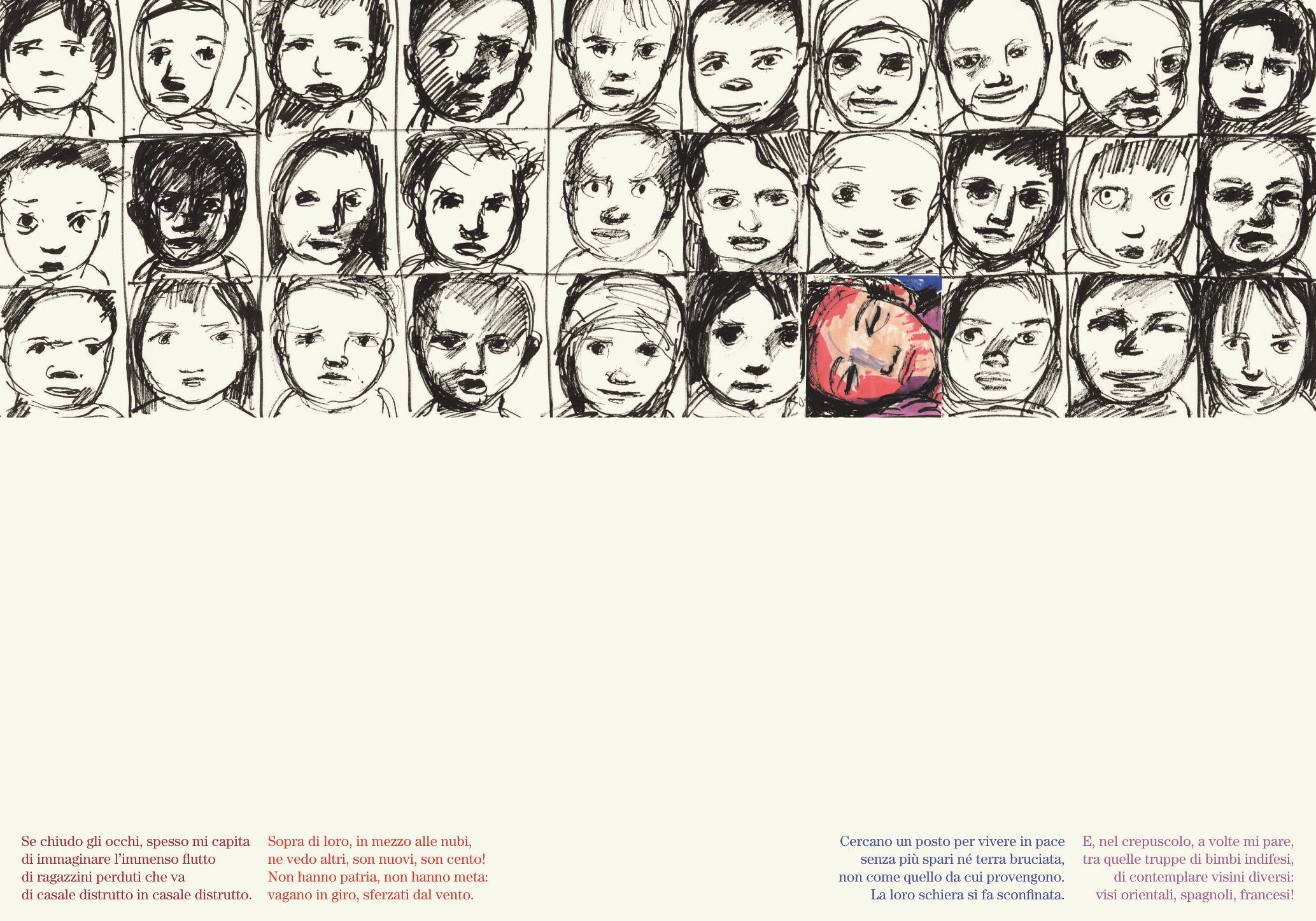 "La crociata dei bambini", di Bertolt Brecht, illustrazioni di Carme Solé Vendrell (Orecchio Acerbo)