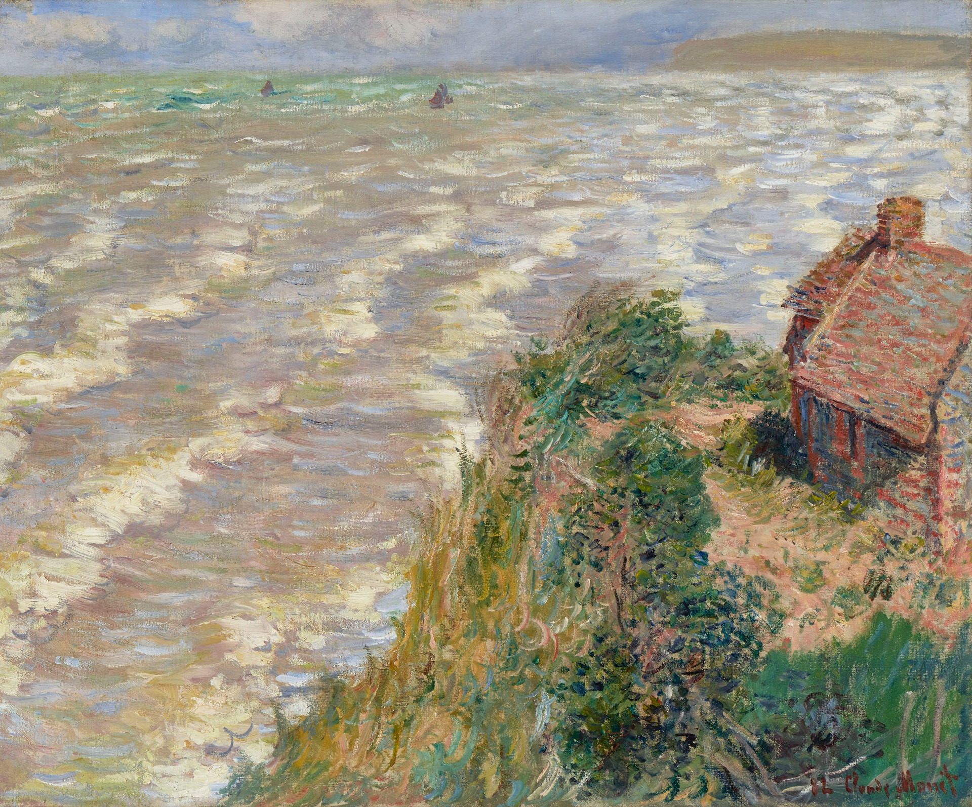 Claude Monet (1840-1926), Marea crescente a Pourville, 1882. Olio su tela, 66 x 81.3 cm. Brooklyn Museum, dono di Mrs. Horace O. Havemeyer. (Photo: Brooklyn Museum) 