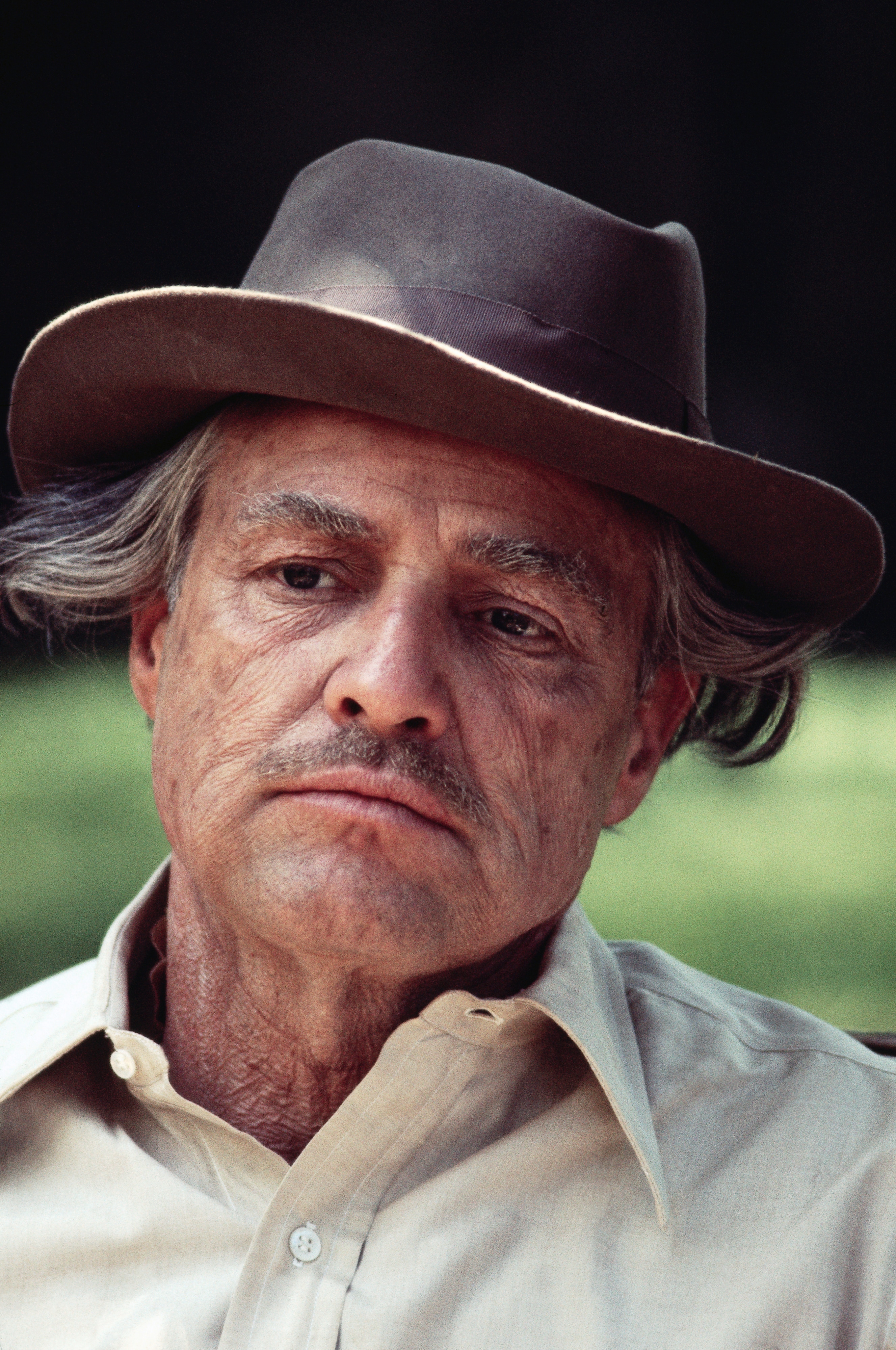 Brando nei panni di Vito Corleone nel film di Francis Ford Coppola "Il padrino" del 1972