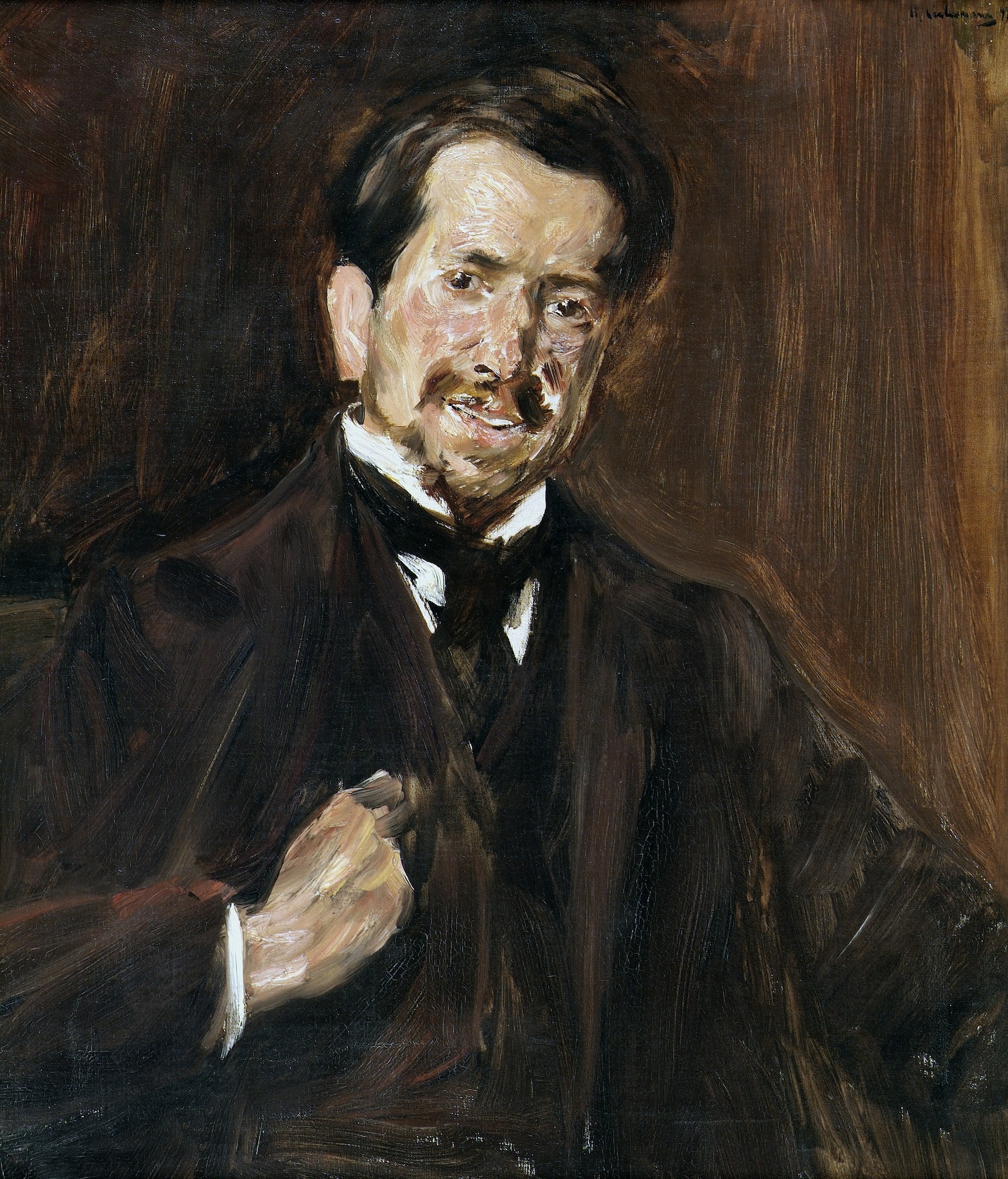 Max Liebermann, Ritratto del pittore Umberto Veruda, 1899. Olio su tela, Civico Museo Revoltella - Galleria d’arte moderna, Trieste. © Archivio fotografico del Museo Revoltella - Galleria d'arte moderna, Trieste