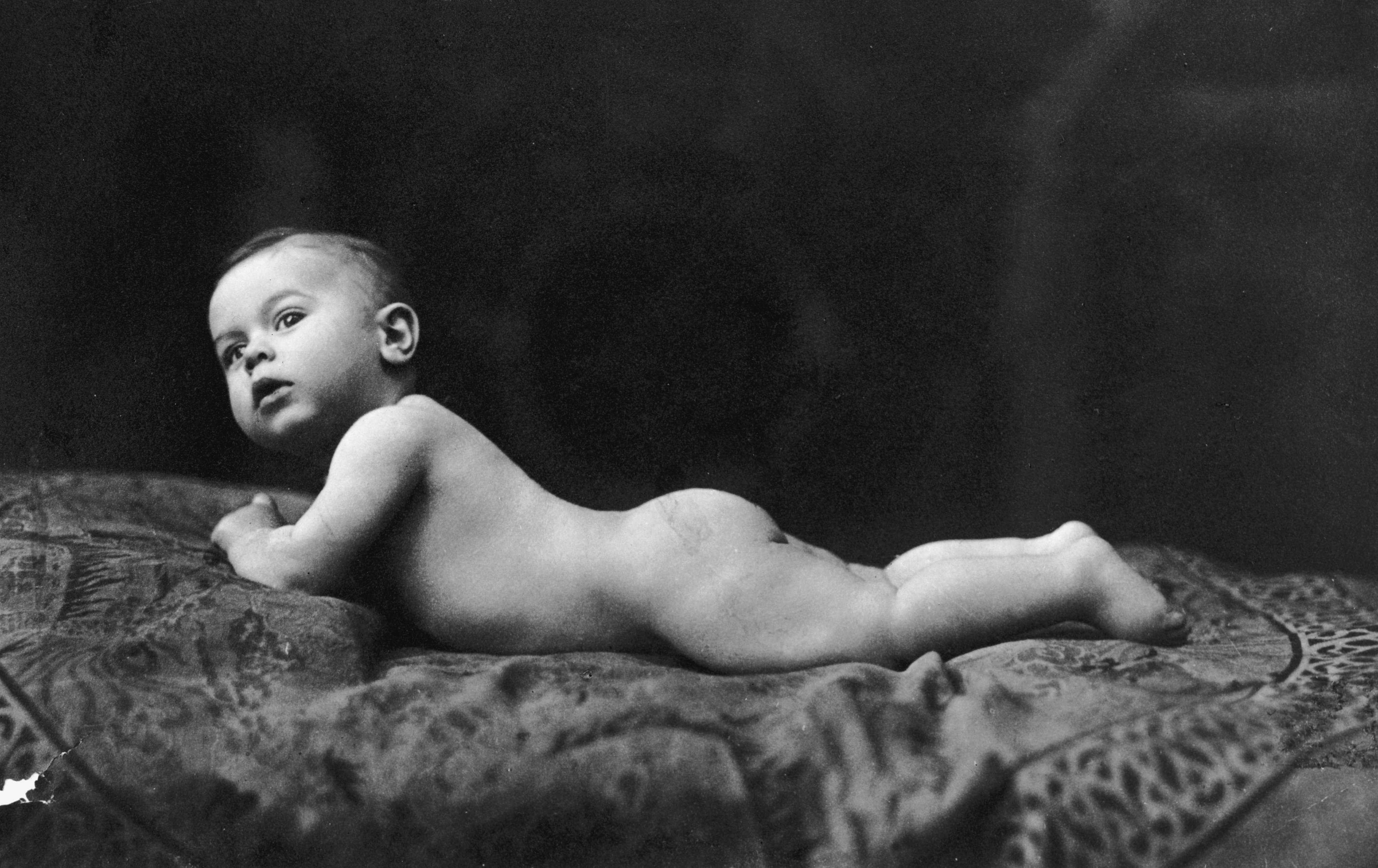 Tony Curtis all'età di 6 mesi nel dicembre 1965