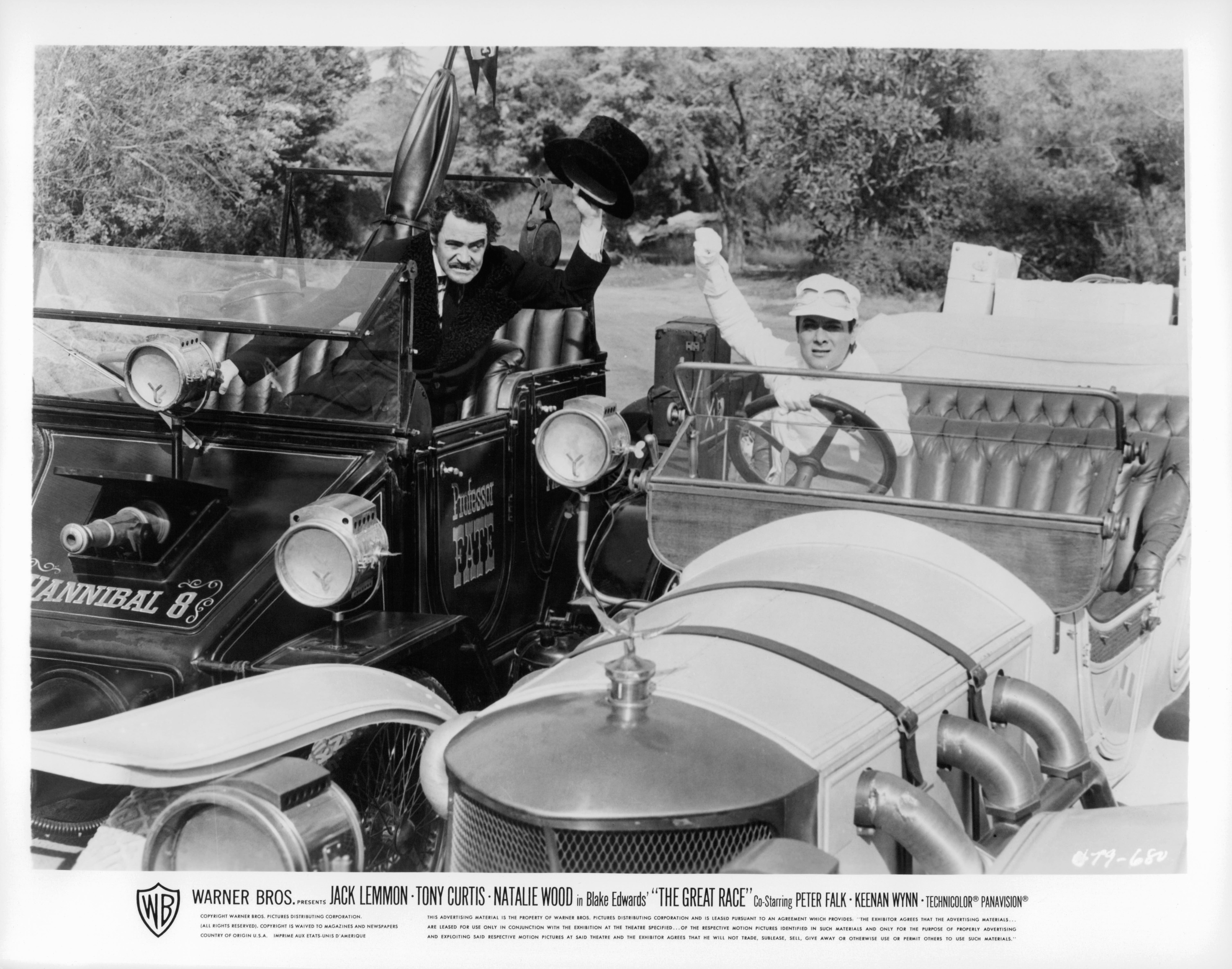 Jack Lemmon e Tony Curtis in "La grande corsa", 1965