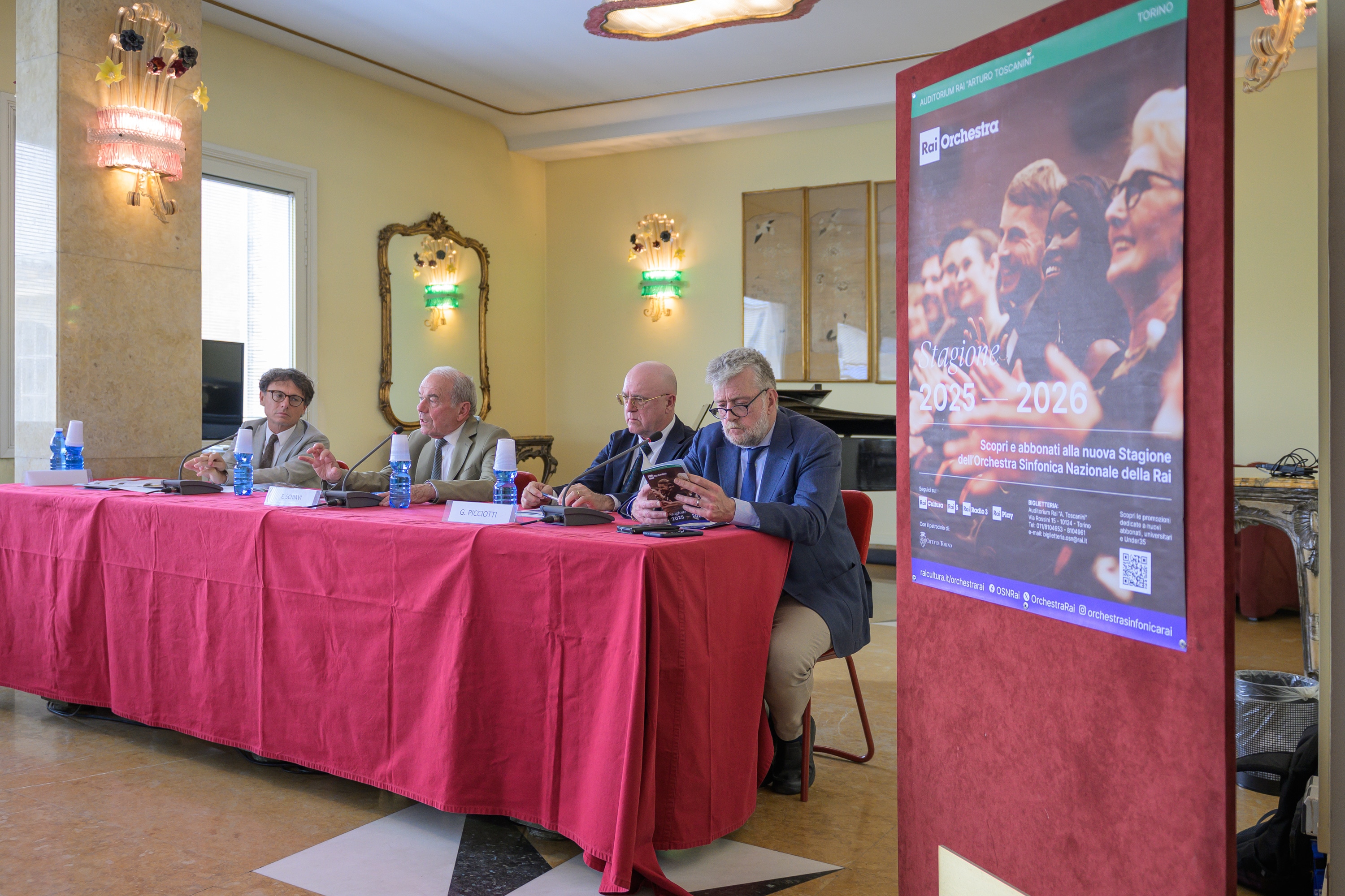 La Conferenza Stampa per la stagione 2025/2026 - Credits: DocServizi-SergioBertani/OSNRai