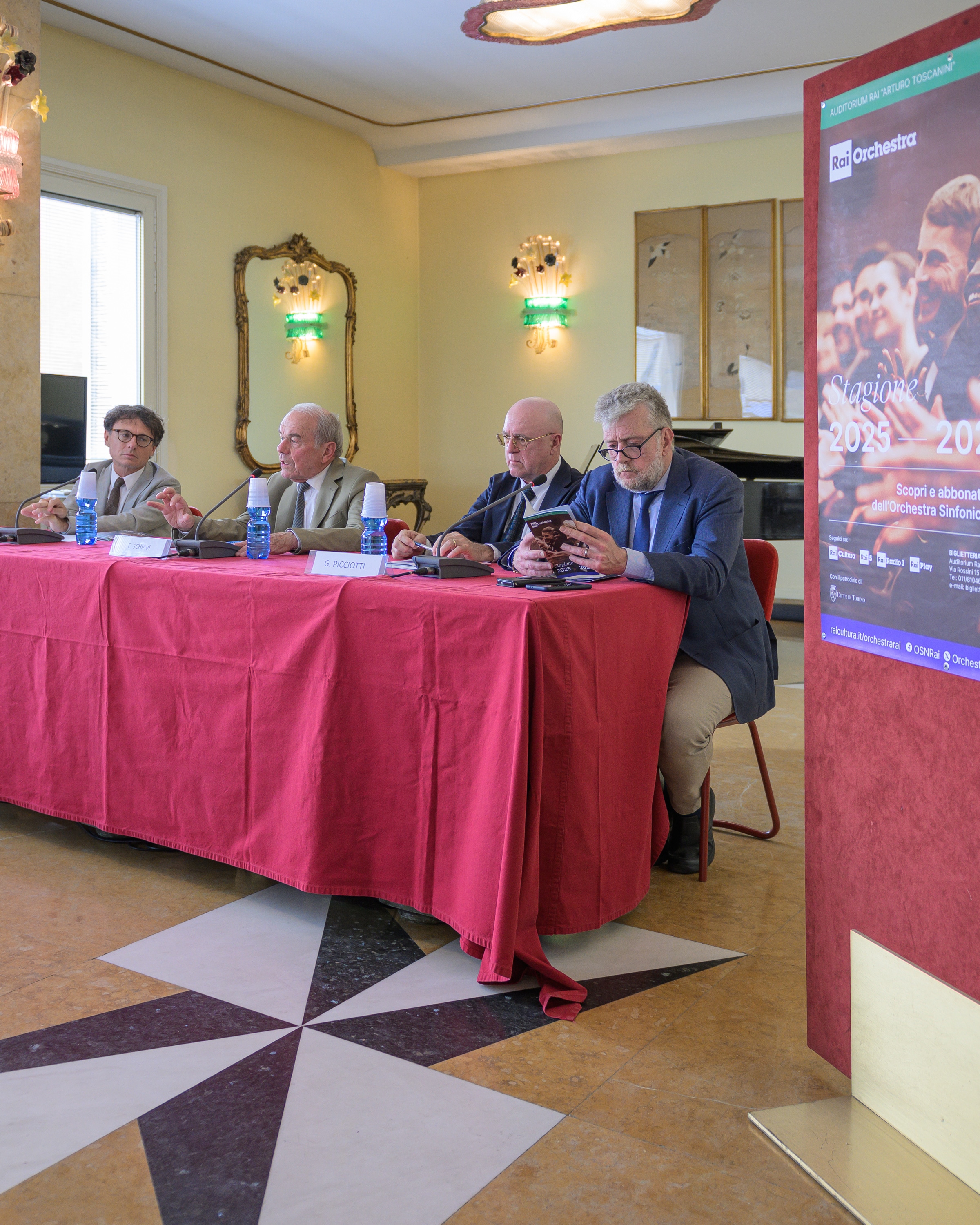 La Conferenza Stampa per la stagione 2025/2026 - Credits: DocServizi-SergioBertani/OSNRai