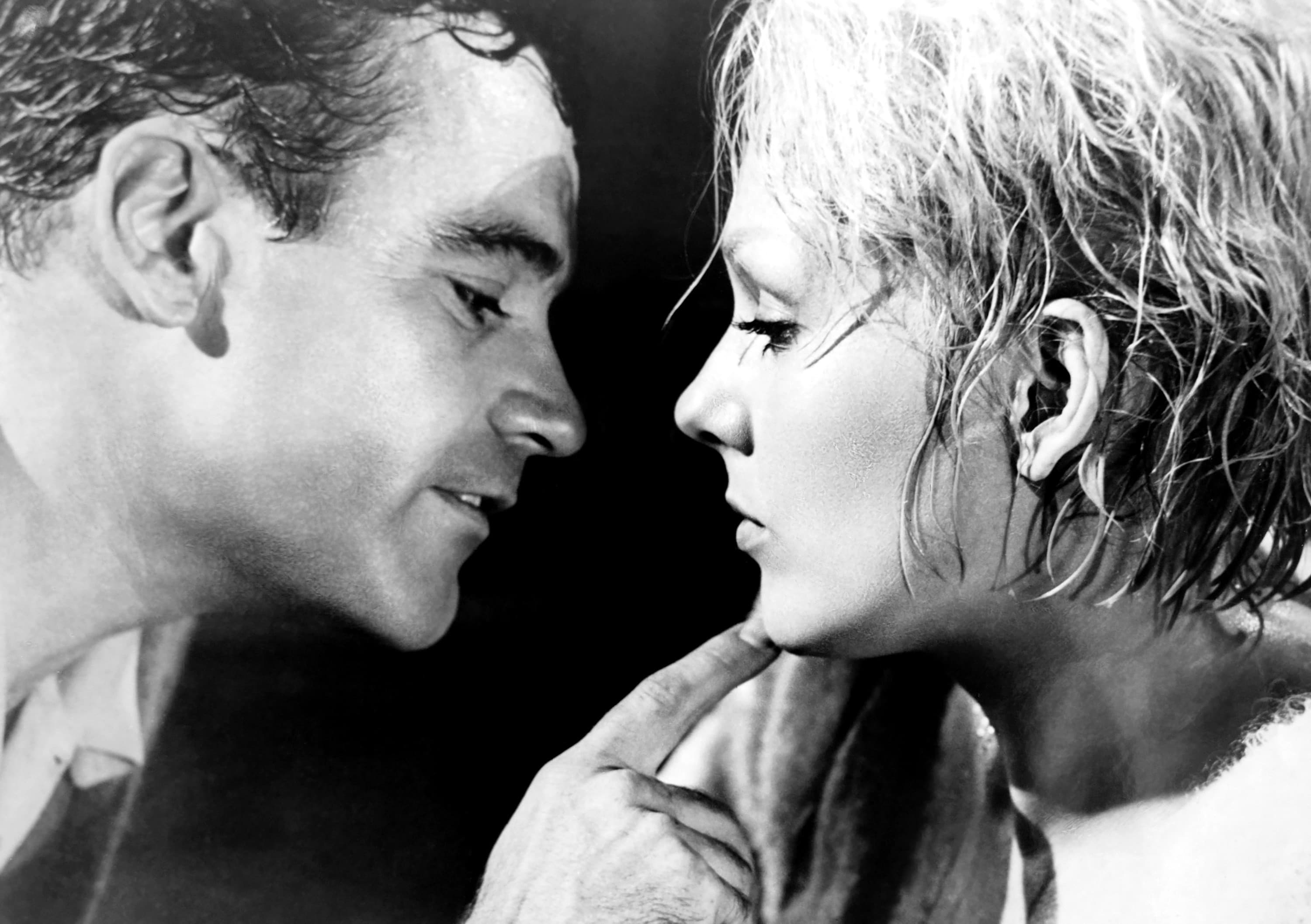 Con Jack Lemmon in una scena del film "L'affittacamere" (1962)