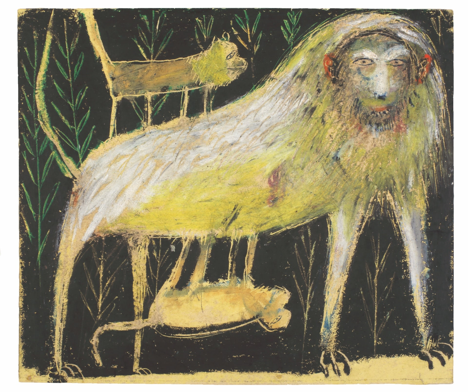 Slavko Kopač: Maternità, 1949. Pastello su carta, 22,5x26,5 cm