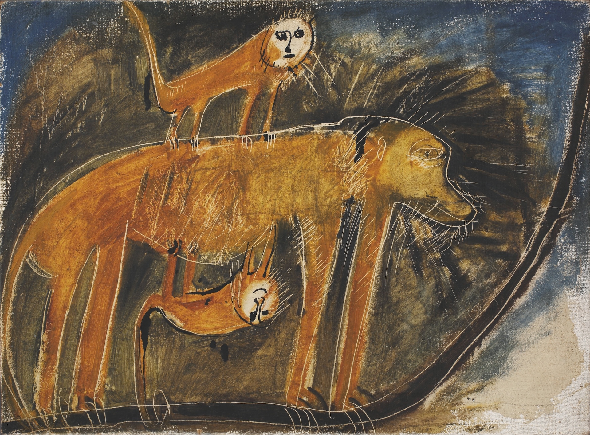 Slavko Kopač: Madre, 1949. Olio su tela, 56x76 cm