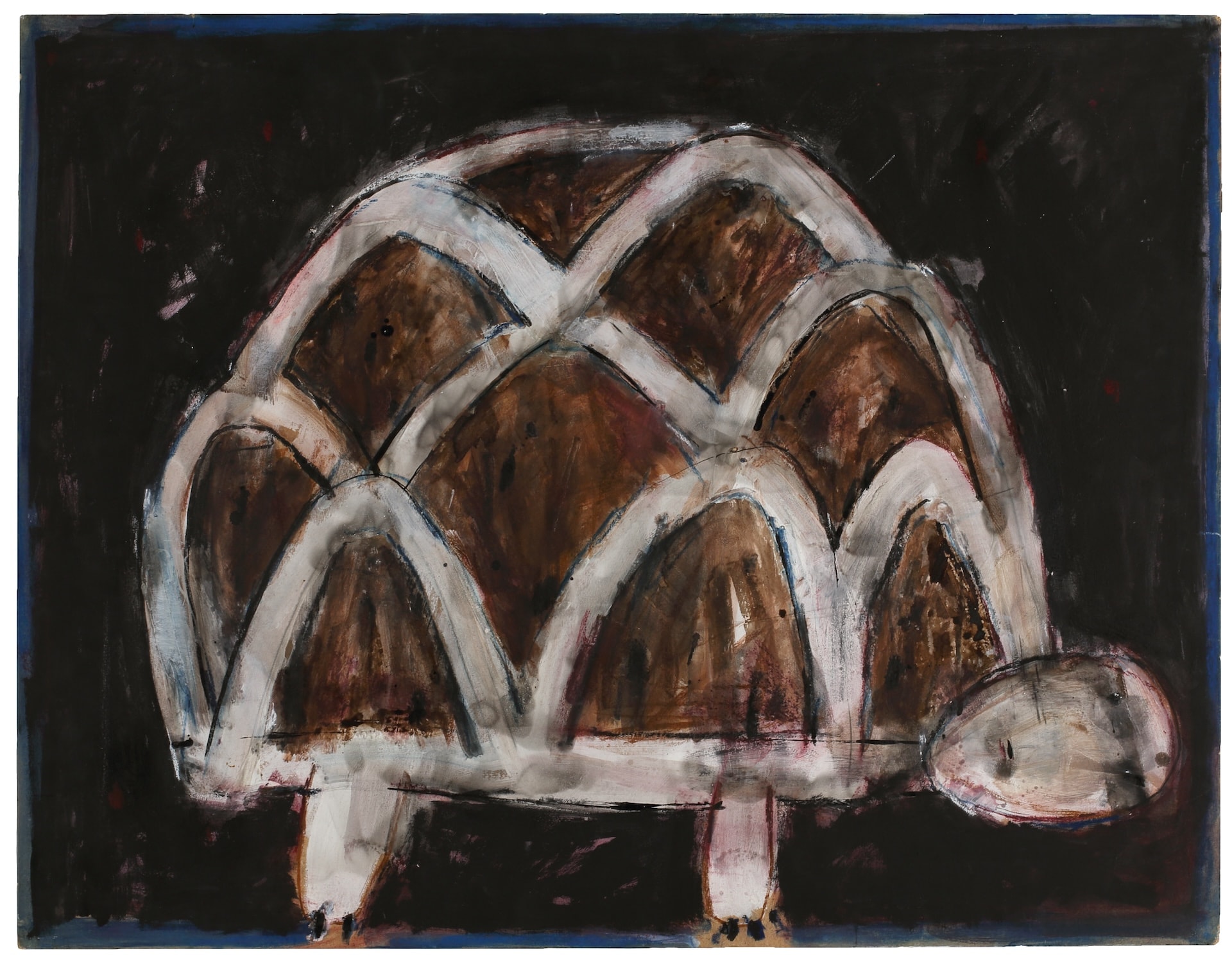 Slavko Kopač: Sulle isole Galapagos, 1952. Tecnica mista su pannello, 72x93,5cm