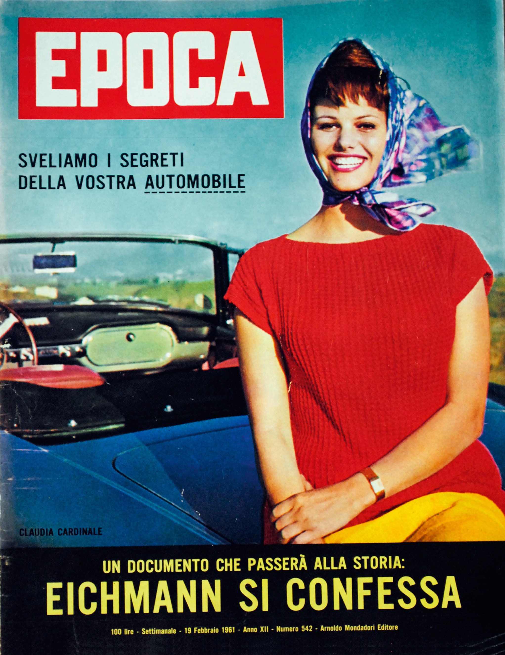 La copertina del settimanale "Epoca", 1961