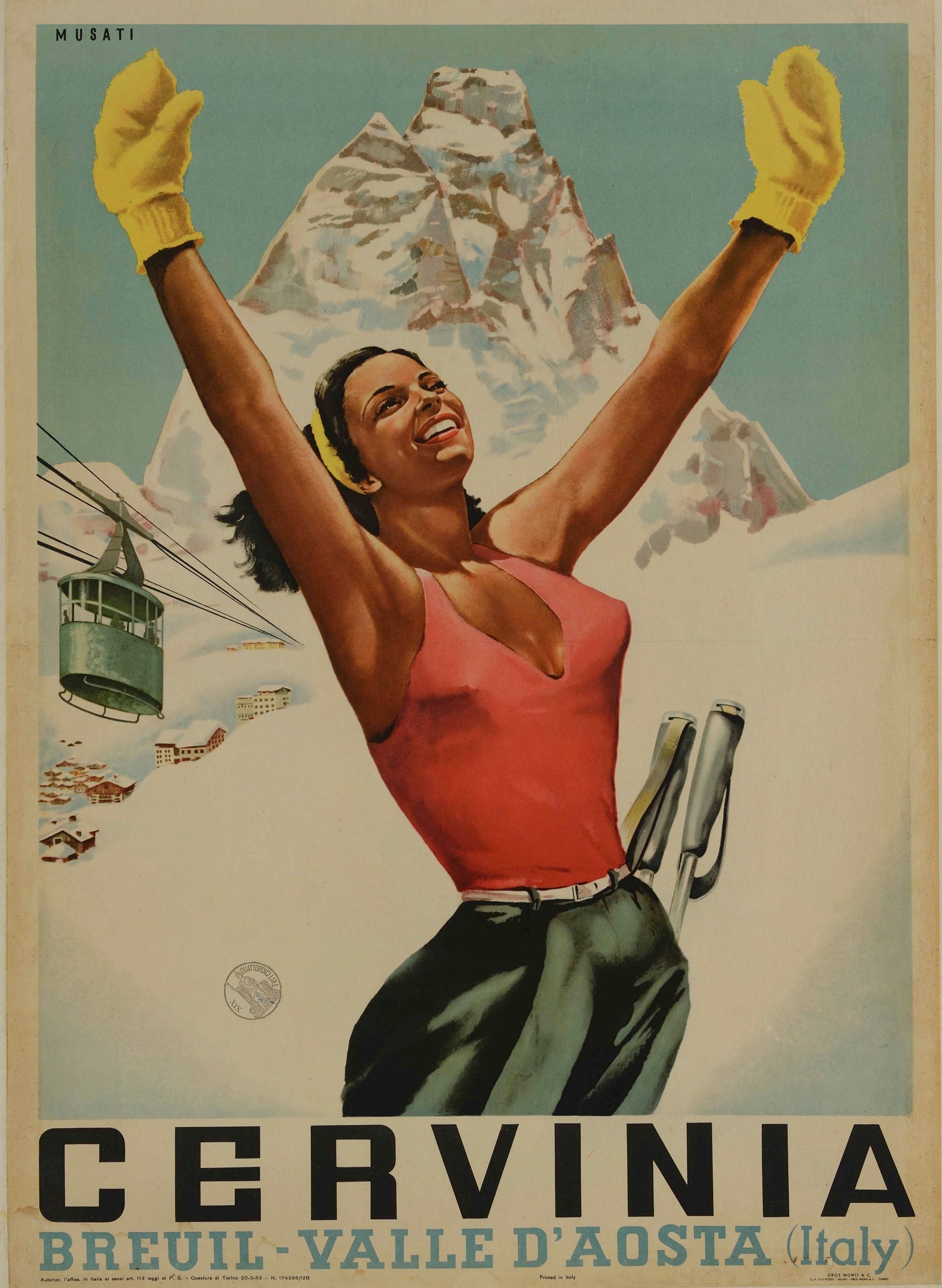 Arnaldo Musati, Cervinia, 1953
