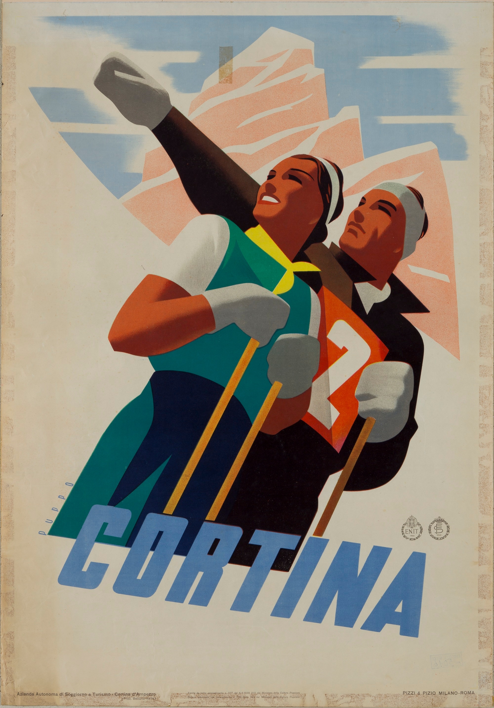 Mario Puppo, Cortina, 1938